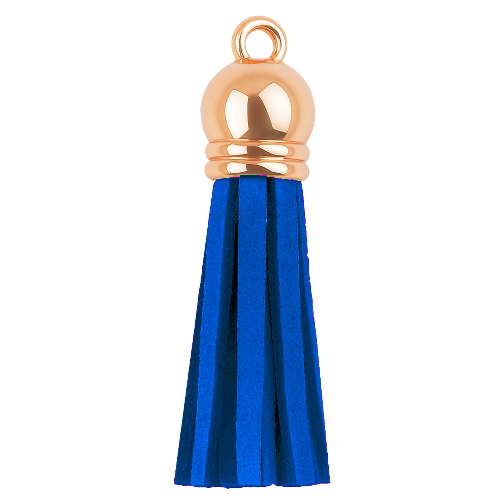 Mandala Crafts Faux Leather Suede Tassel with Loop for Keychains, Jewelry Making, Bookmarks, Books, Gifts, Pillows