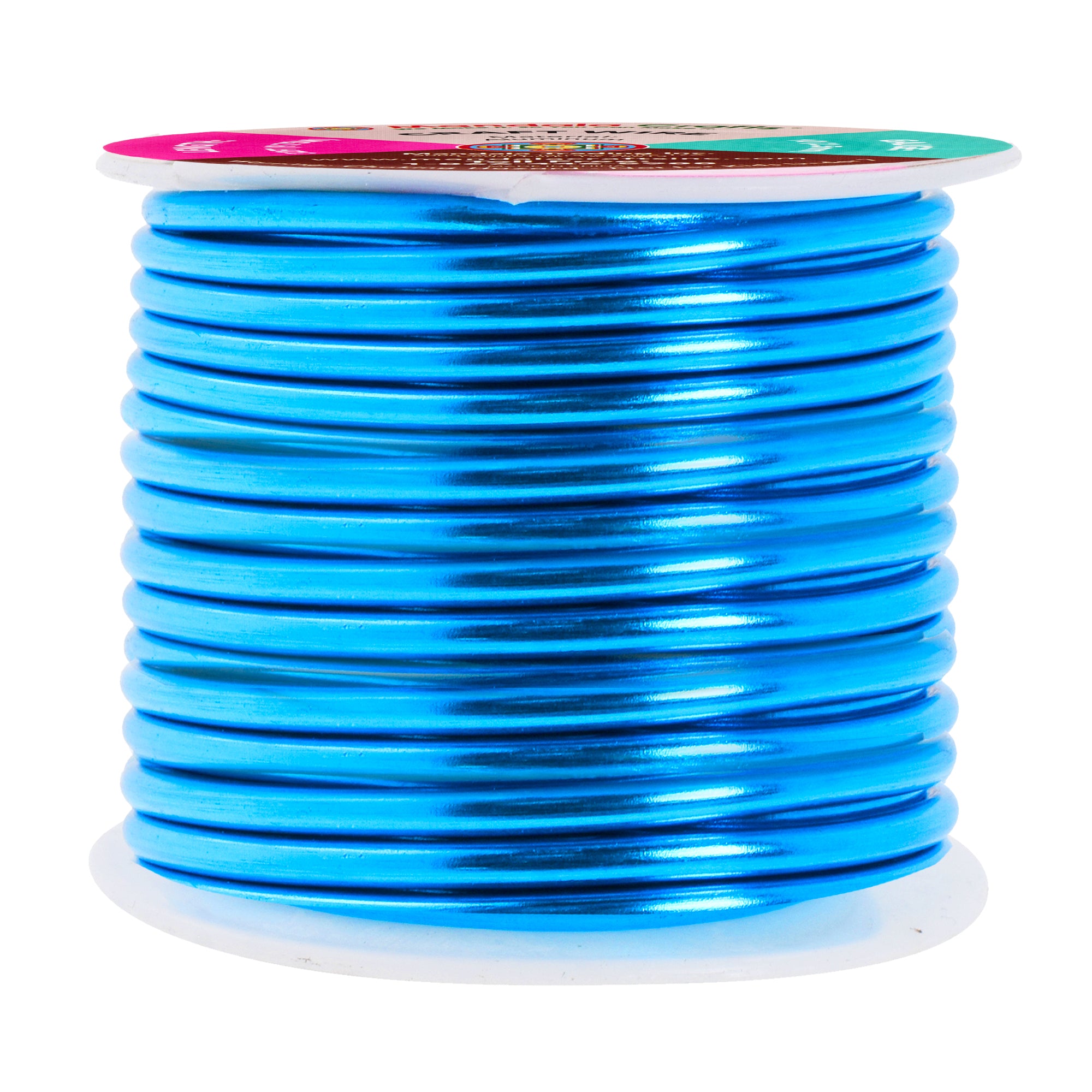 10 Gauge Anodized Aluminum Craft Wire for Jewelry Making - Bendable Flexible Crafting Wire 10 Gauge Wire Colored for Bonsai - Armature Wire for Sculpting - 32 feet
