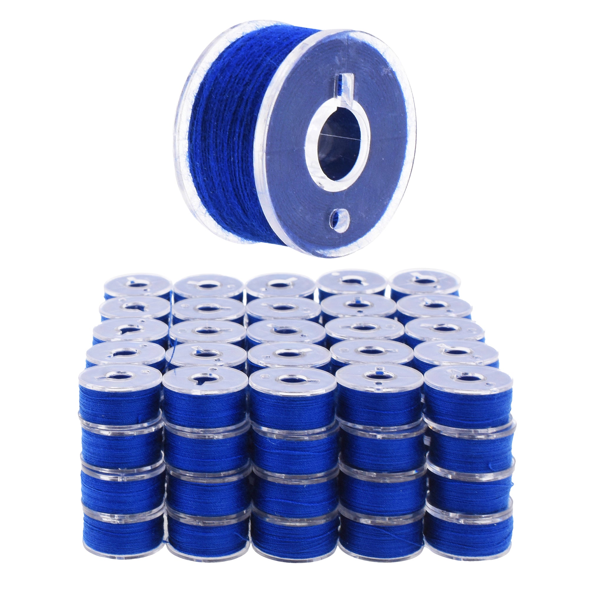 Mandala Crafts Prewound Bobbin Thread Prewound Bobbins for Embroidery Machines Singer Brother 144 PCs Class 15 60/2 60WT
