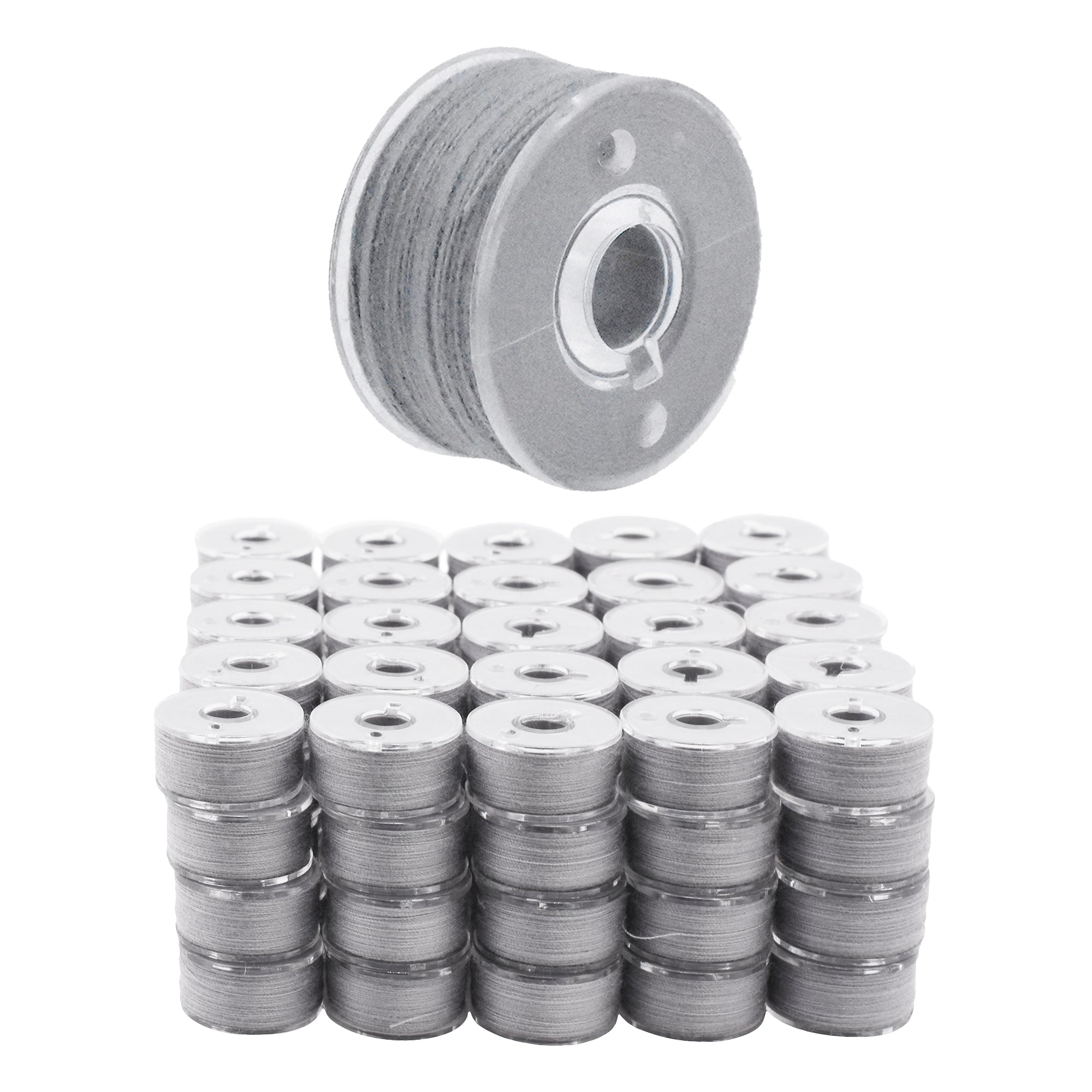 Mandala Crafts Prewound Bobbin Thread Prewound Bobbins for Embroidery Machines Singer Brother 144 PCs Class 15 60/2 60WT