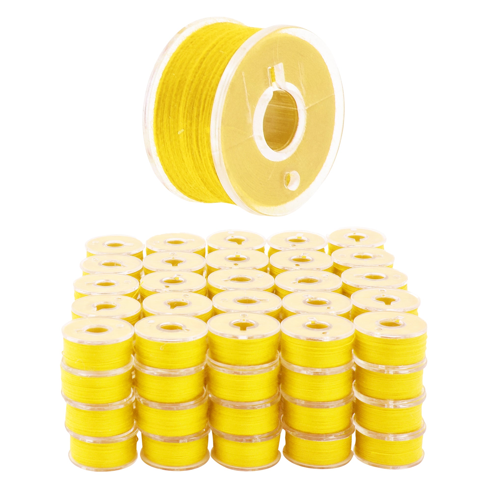Mandala Crafts Prewound Bobbin Thread Prewound Bobbins for Embroidery Machines Singer Brother 144 PCs Class 15 60/2 60WT