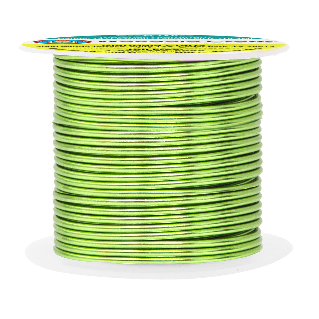 14 Gauge Anodized Aluminum Craft Wire for Jewelry Making - Bendable Fl