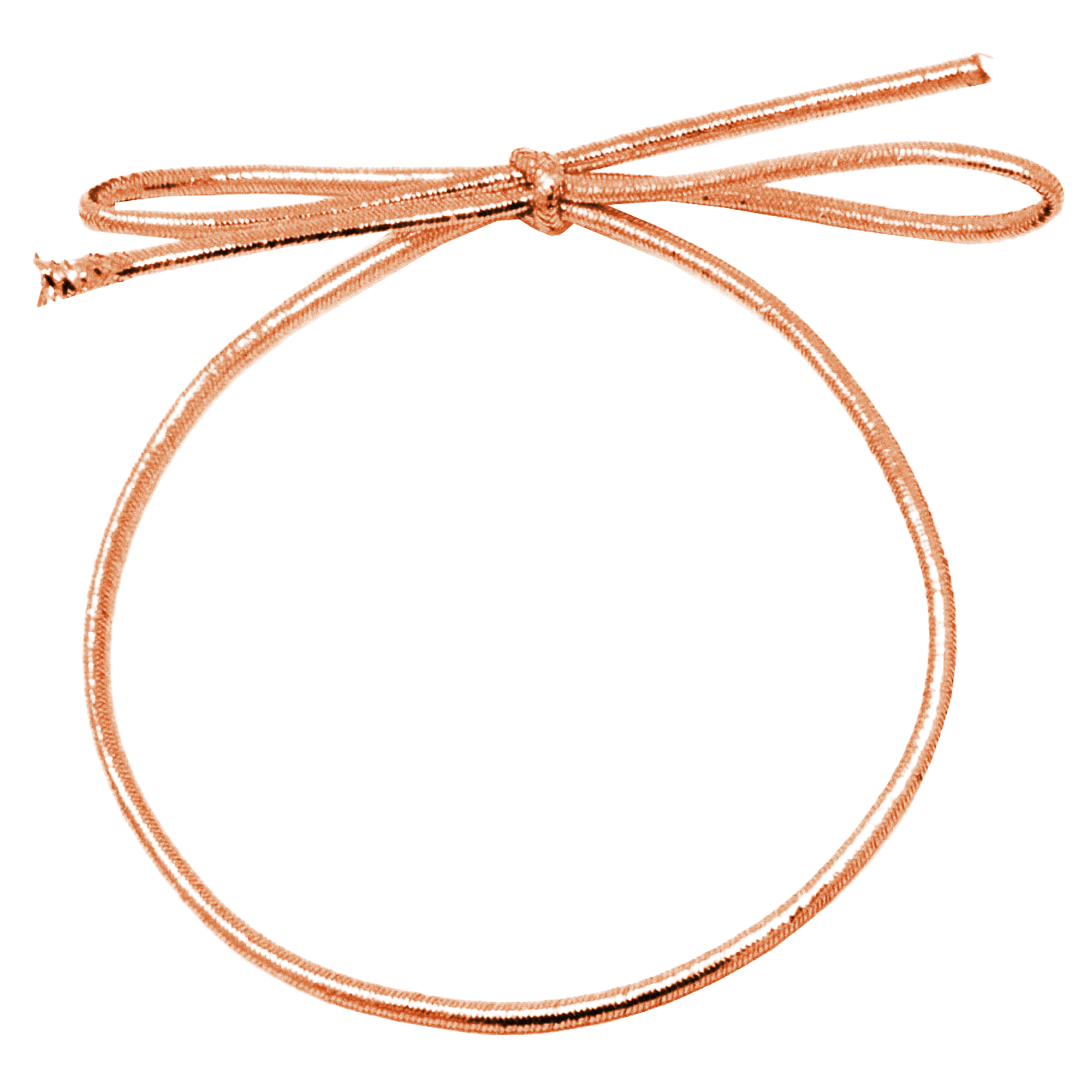 Mandala Crafts Stretch Loops with Pre-Tied Bows from Elastic Ribbon String for Gifts, Boxes, Tags Pack of 100