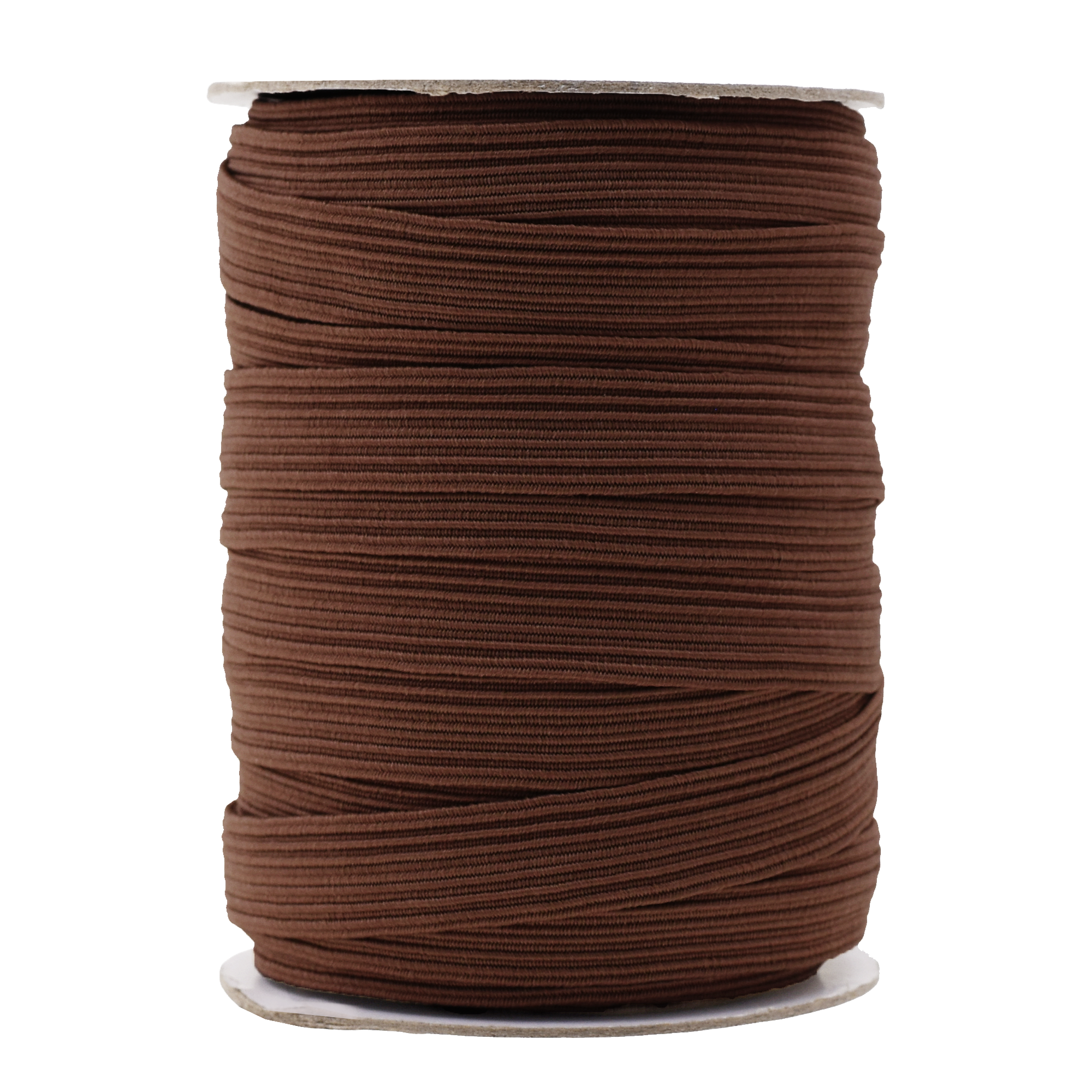 Mandala Crafts Flat Elastic Band - Braided Stretch Strap Cord Roll for Sewing and Crafting