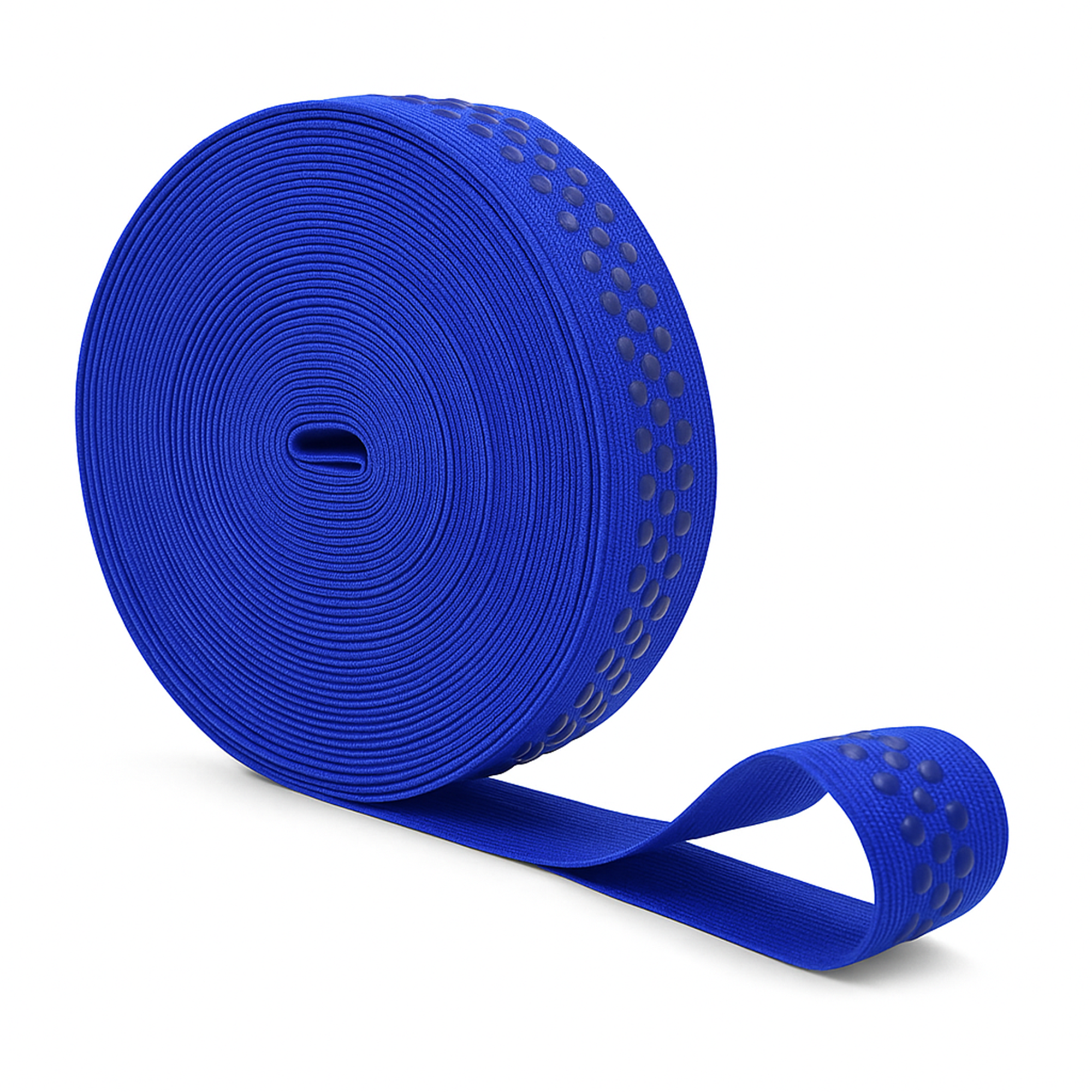 Mandala Crafts Elastic Silicone Gripper Tape for Clothing - Dotted Non Slip Elastic Band for Sewing - Silicone Elastic Straps Flat Stretchy Fabric Elastic Ribbon