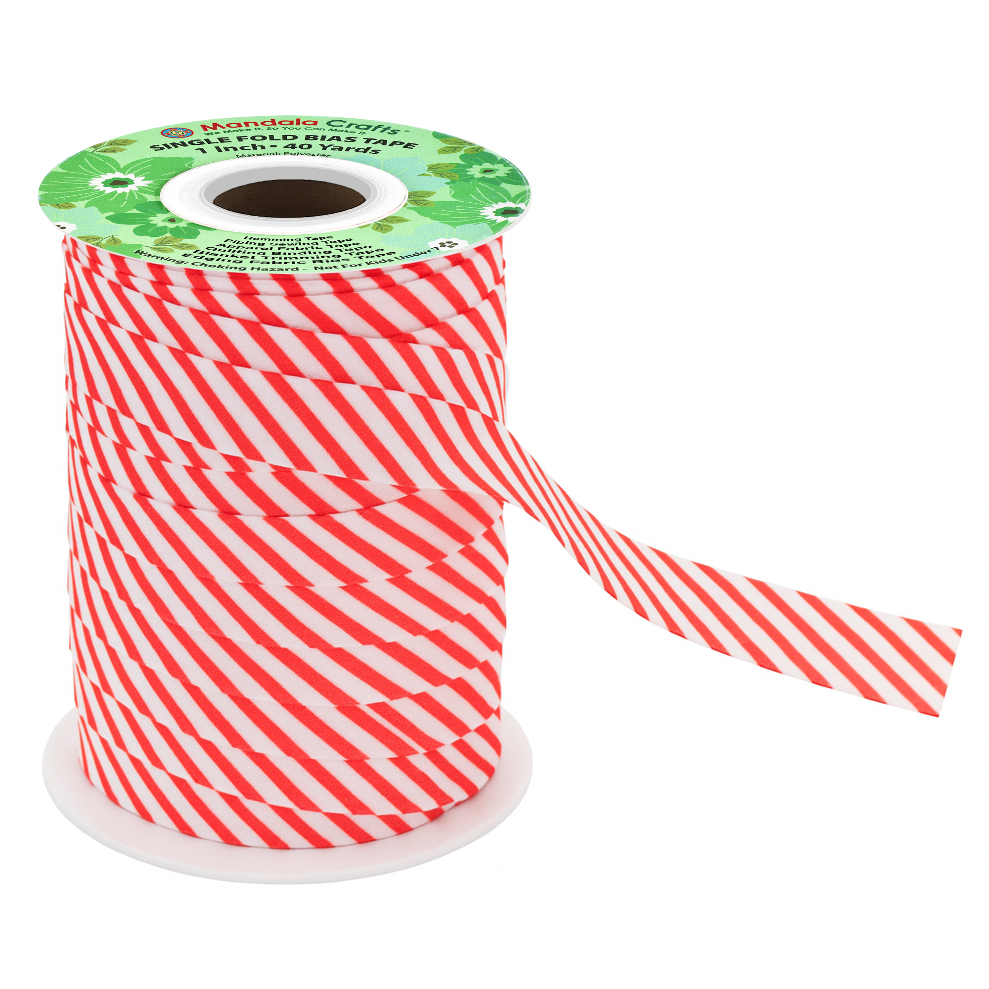 1 Inch Fabric Single Fold Bias Tape for Sewing Piping Hemming - 40 Yds Bias Tape Blanket Quilt Bias Binding Tape - Seam Binding Tape