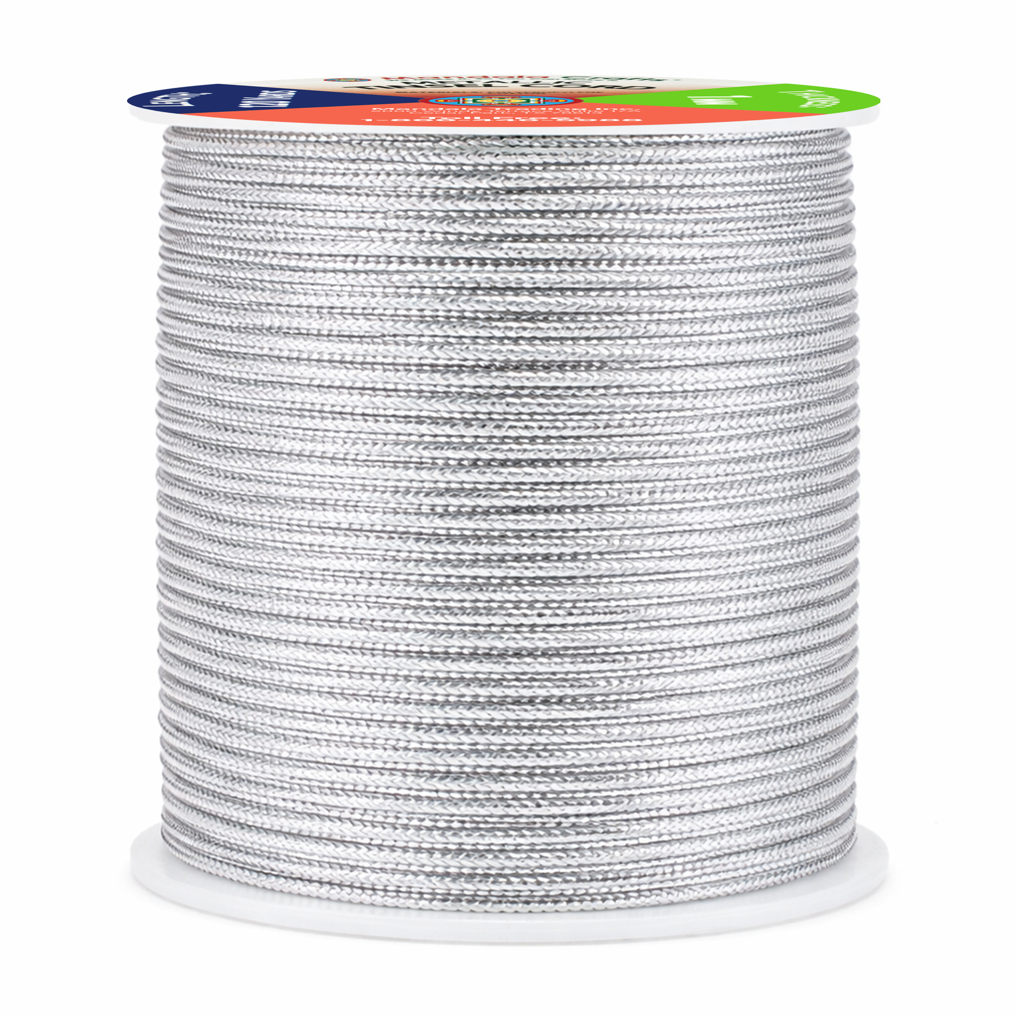 Metallic Cord Tinsel String Rope for Ornament Hanging, Decorating, Gift Wrapping, Crafting