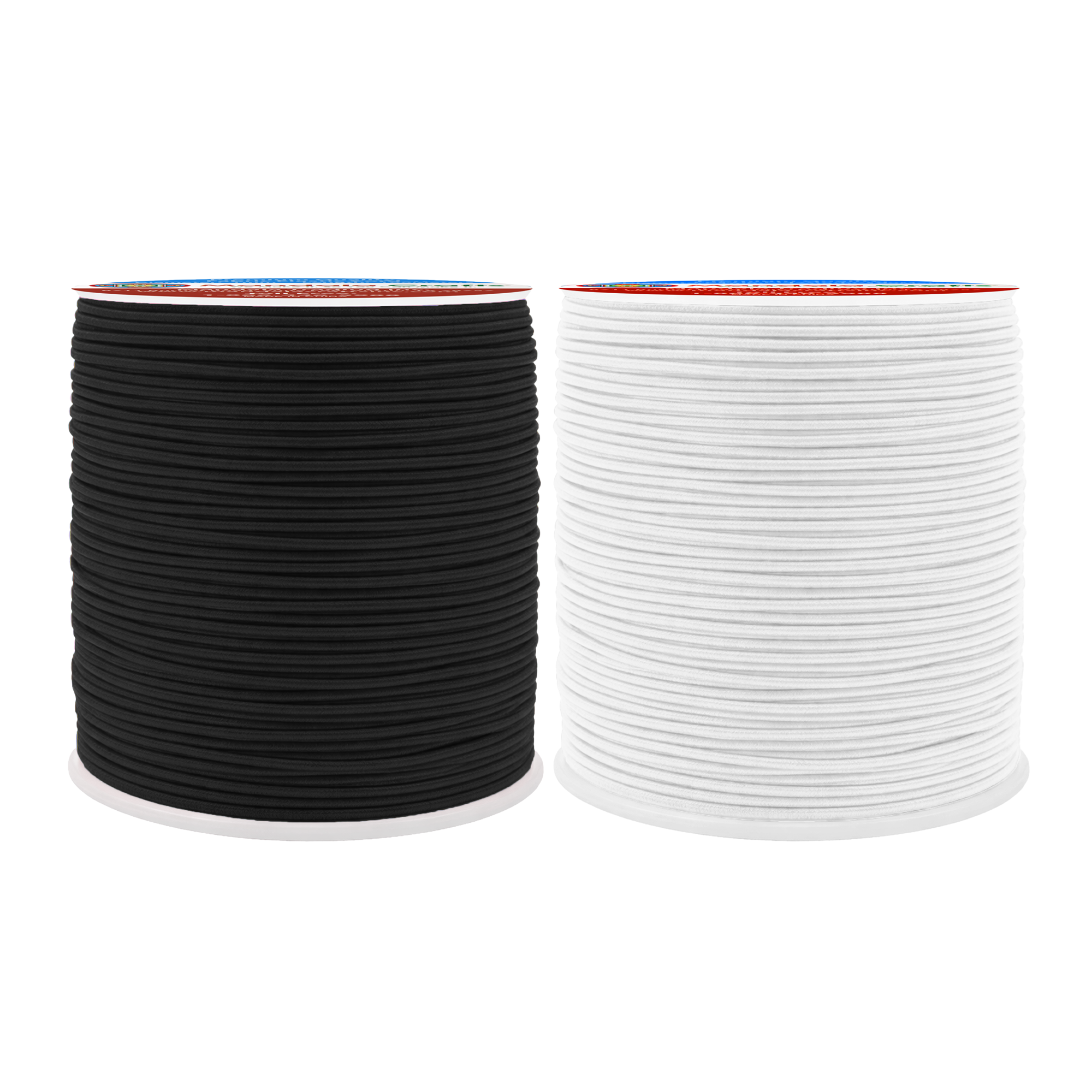 Mandala Crafts 1mm Elastic Cord Stretchy String for Bracelets, Necklaces, Jewelry Making, Beading, Masks; 109 Yards