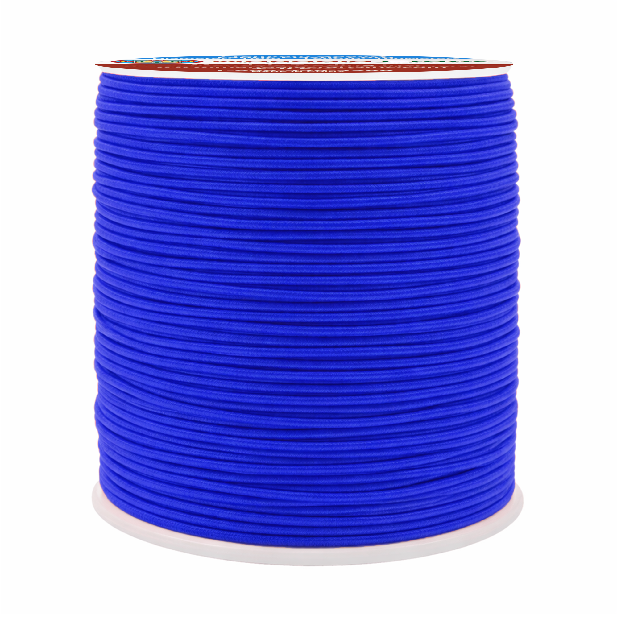 Mandala Crafts 1mm Elastic Cord Stretchy String for Bracelets, Necklaces, Jewelry Making, Beading, Masks; 109 Yards