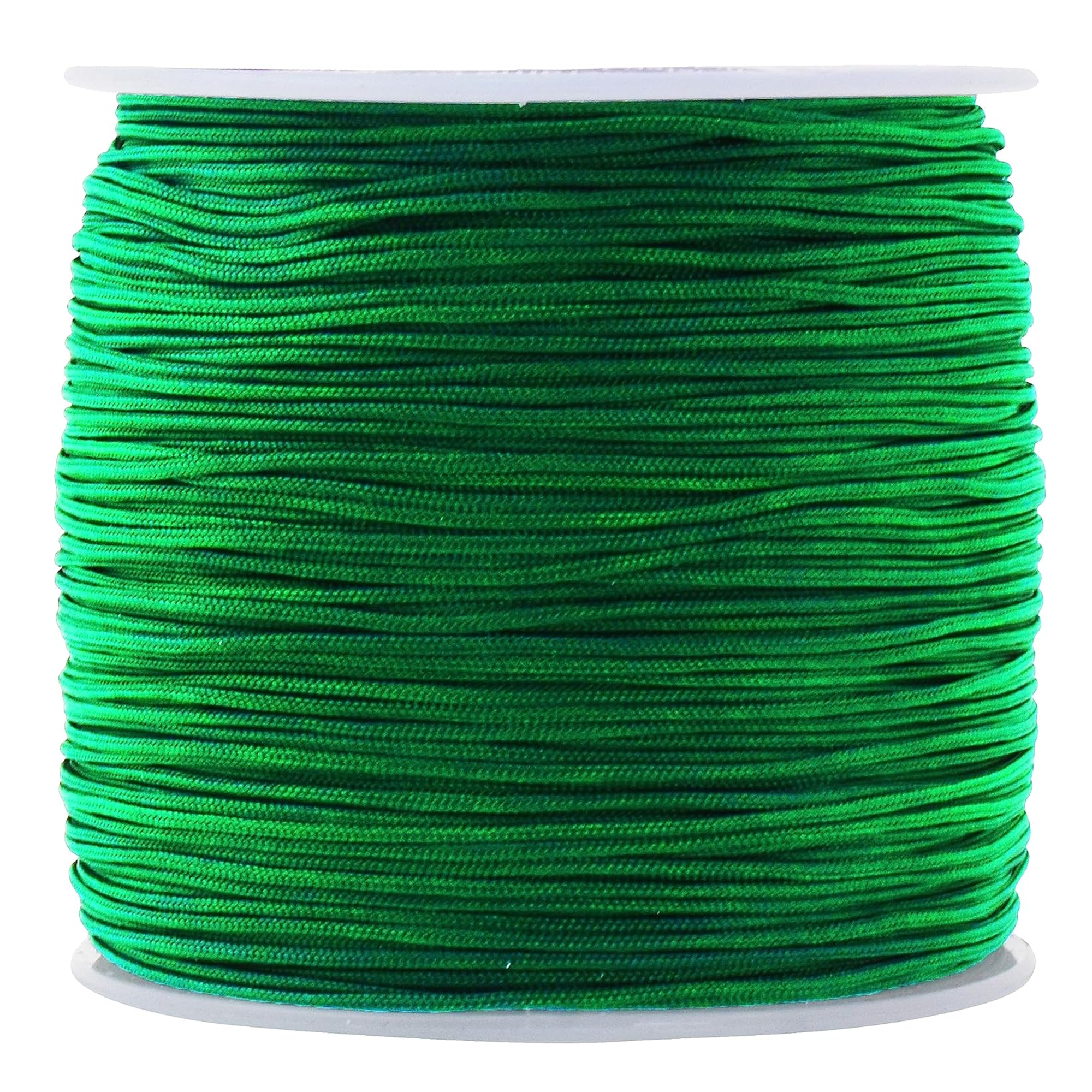 1mm Nylon Satin Cord, Rattail Trim Thread for Chinese Knotting, Kumihimo, Beading, Macrame, Jewelry Making, Sewing