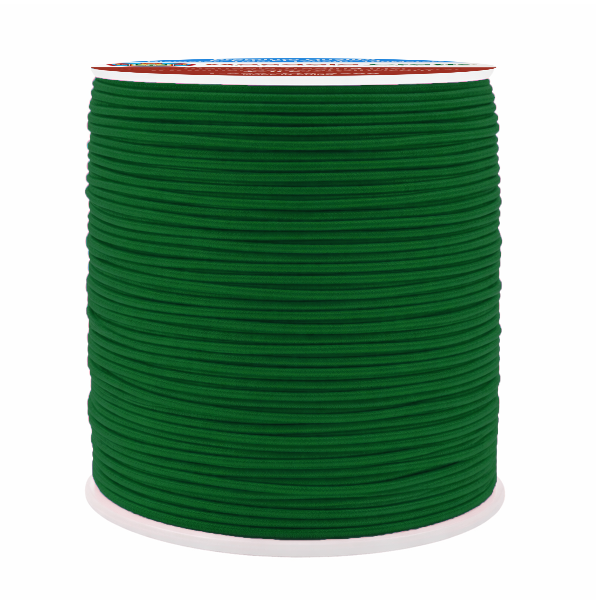 Mandala Crafts 1mm Elastic Cord Stretchy String for Bracelets, Necklaces, Jewelry Making, Beading, Masks; 109 Yards