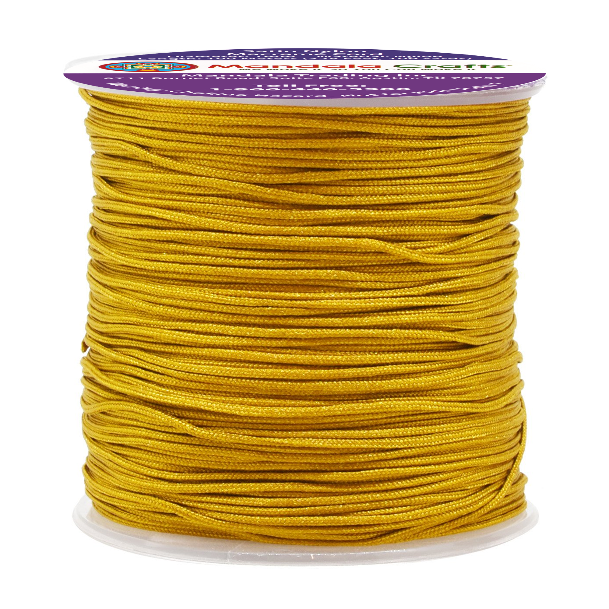 1mm Nylon Satin Cord, Rattail Trim Thread for Chinese Knotting, Kumihimo, Beading, Macrame, Jewelry Making, Sewing