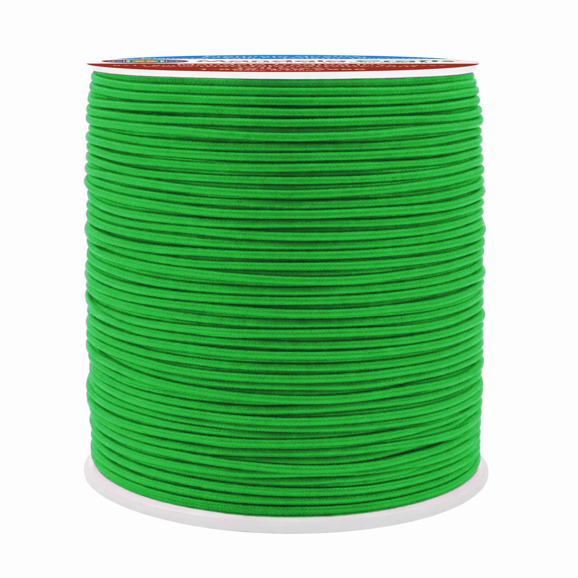 Mandala Crafts 1mm Elastic Cord Stretchy String for Bracelets, Necklaces, Jewelry Making, Beading, Masks; 109 Yards