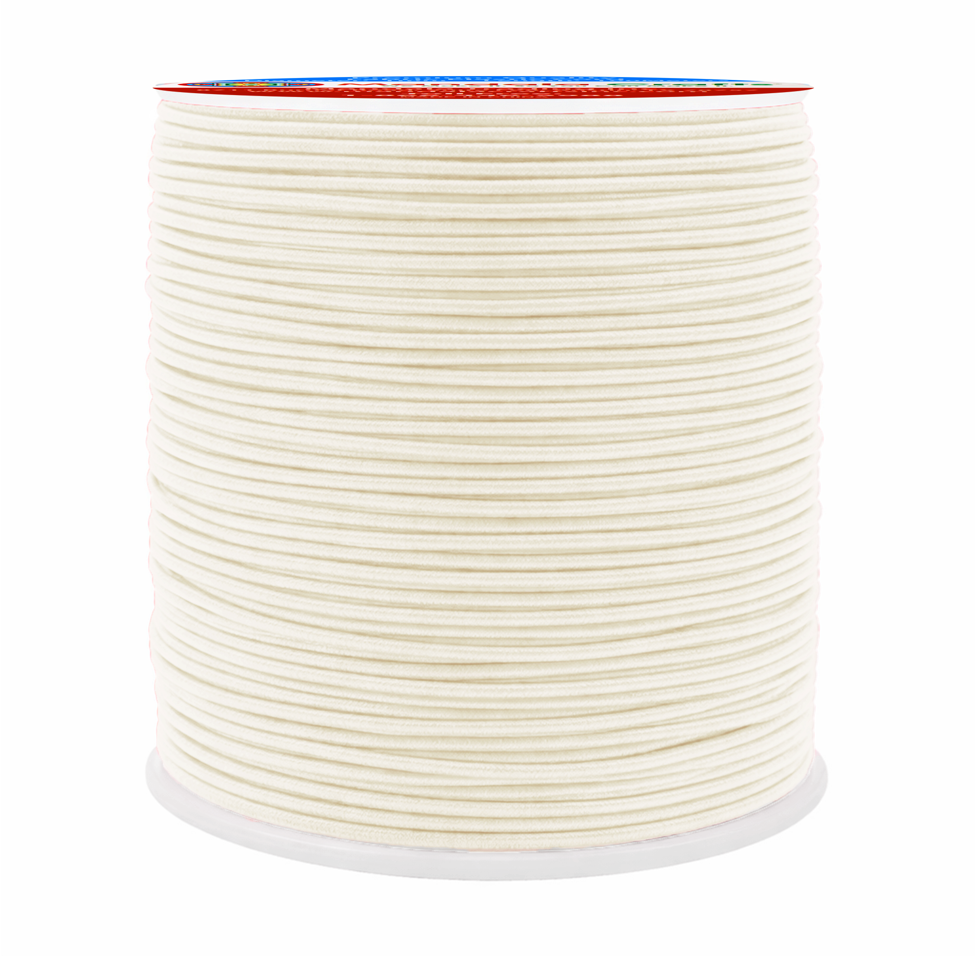 Mandala Crafts 1mm Elastic Cord Stretchy String for Bracelets, Necklaces, Jewelry Making, Beading, Masks; 109 Yards