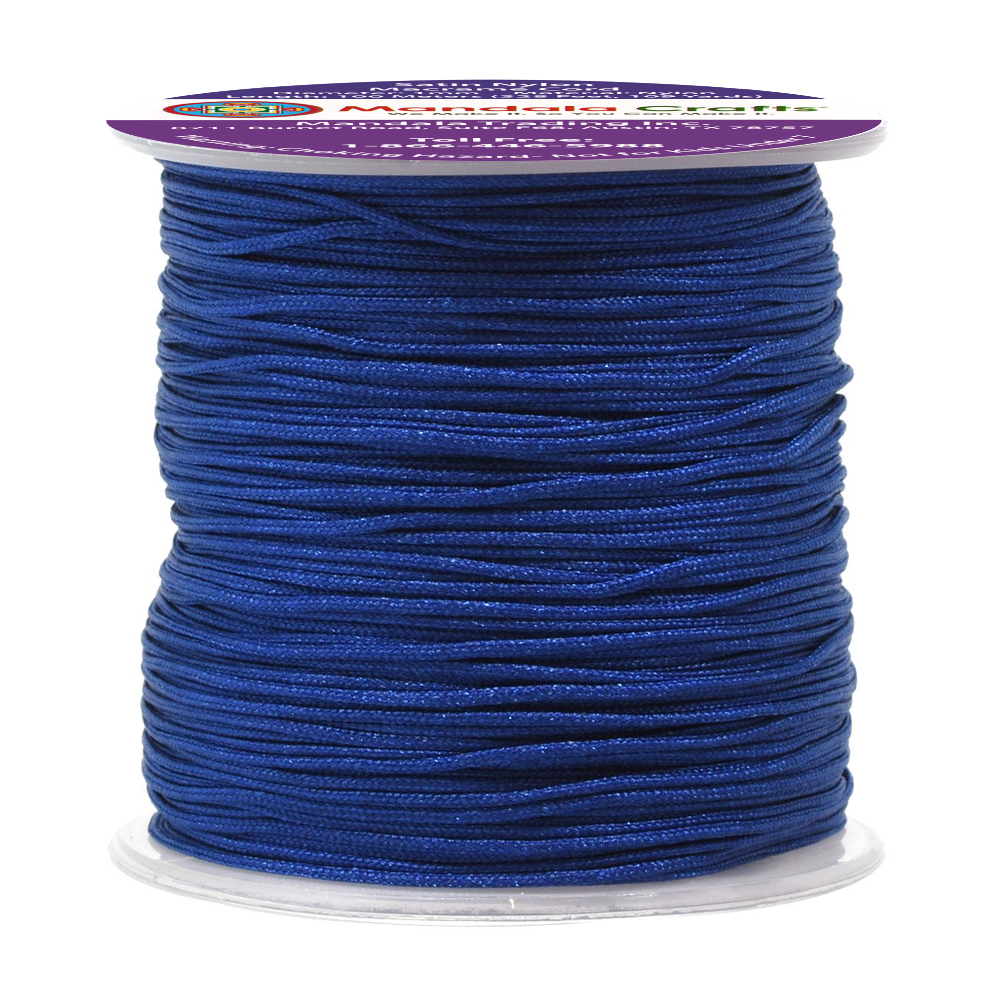 1mm Nylon Satin Cord, Rattail Trim Thread for Chinese Knotting, Kumihimo, Beading, Macrame, Jewelry Making, Sewing