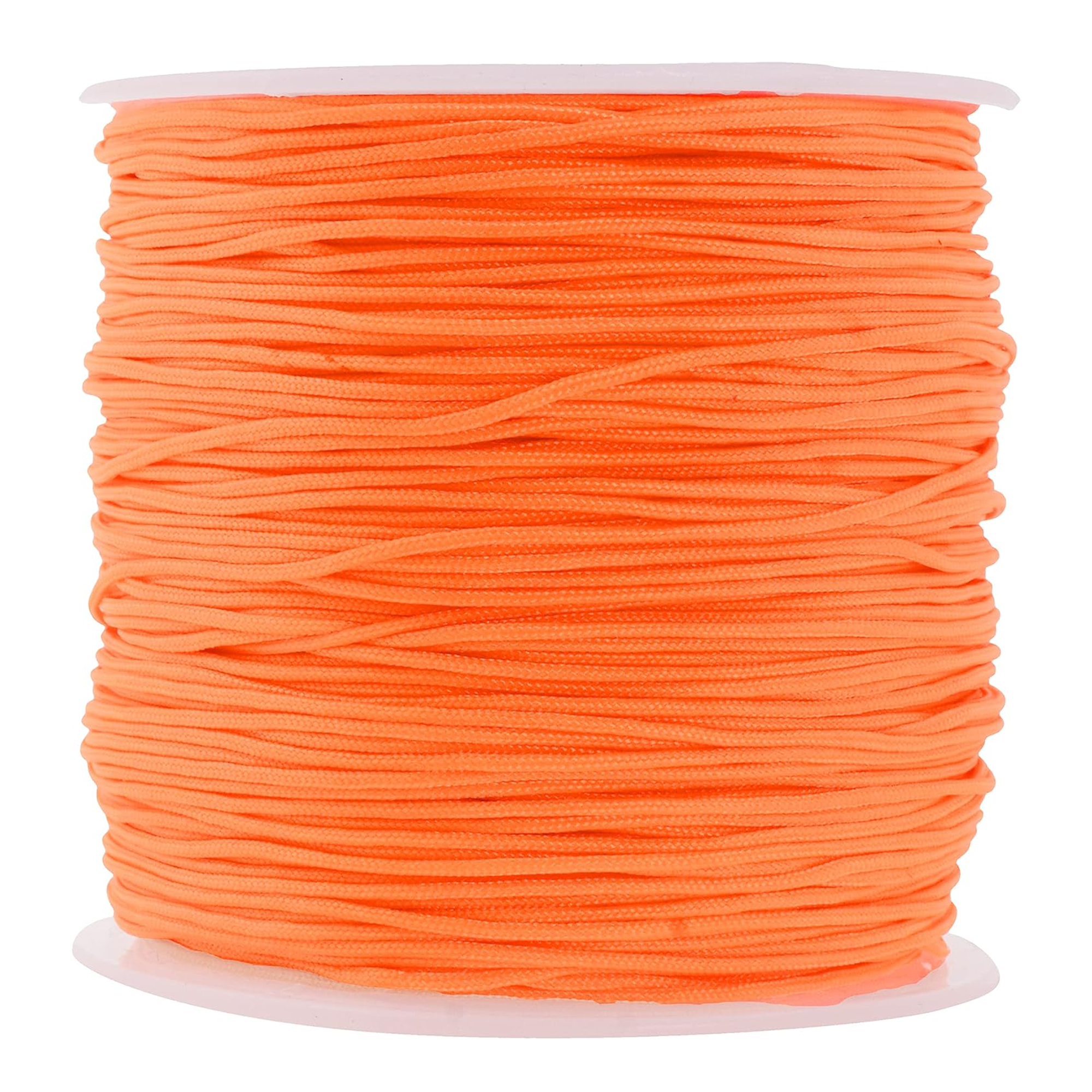 1mm Nylon Satin Cord, Rattail Trim Thread for Chinese Knotting, Kumihimo, Beading, Macrame, Jewelry Making, Sewing