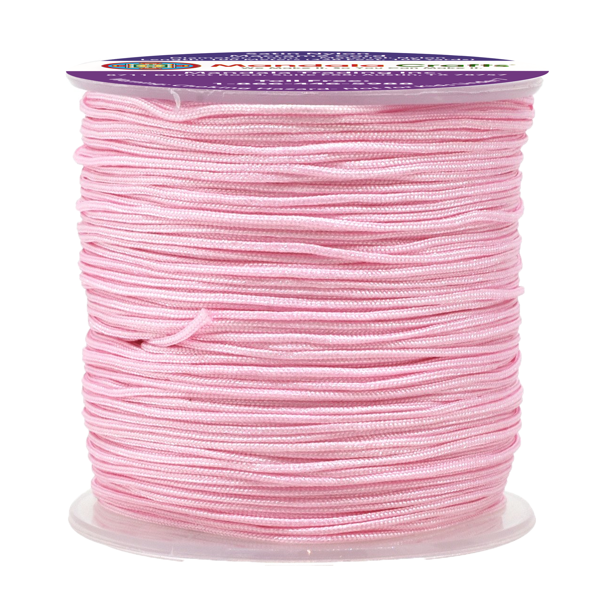 1mm Nylon Satin Cord, Rattail Trim Thread for Chinese Knotting, Kumihimo, Beading, Macrame, Jewelry Making, Sewing