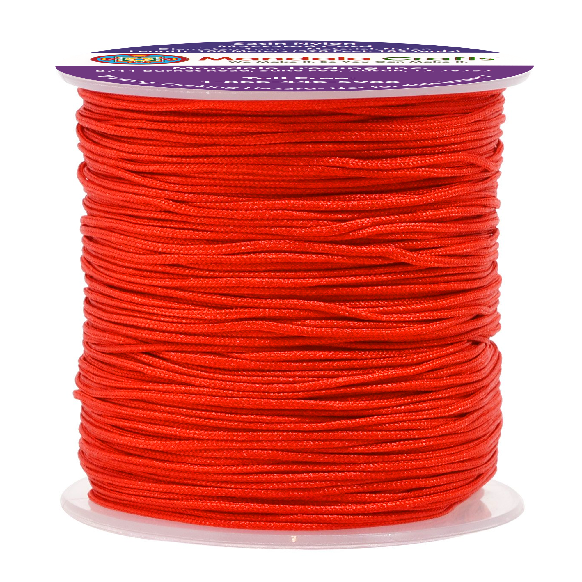 1mm Nylon Satin Cord, Rattail Trim Thread for Chinese Knotting, Kumihimo, Beading, Macrame, Jewelry Making, Sewing