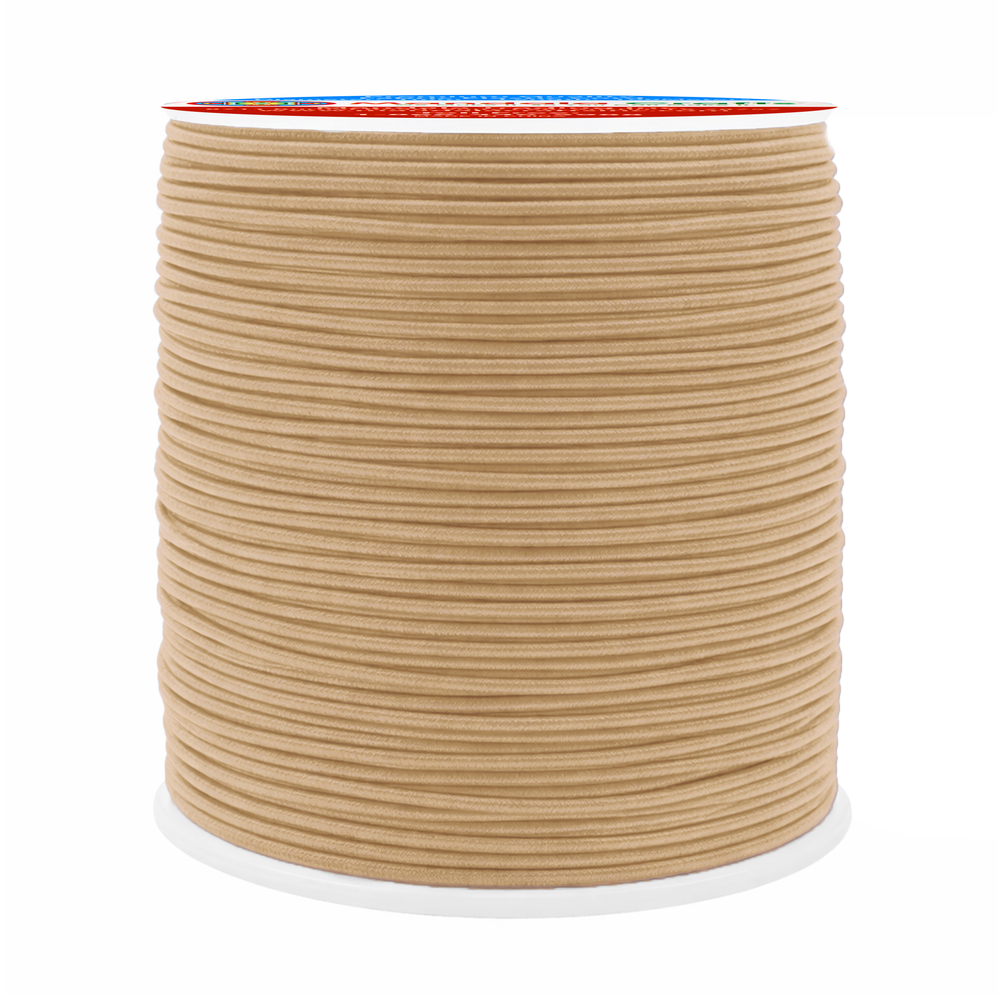 Mandala Crafts 1mm Elastic Cord Stretchy String for Bracelets, Necklaces, Jewelry Making, Beading, Masks; 109 Yards