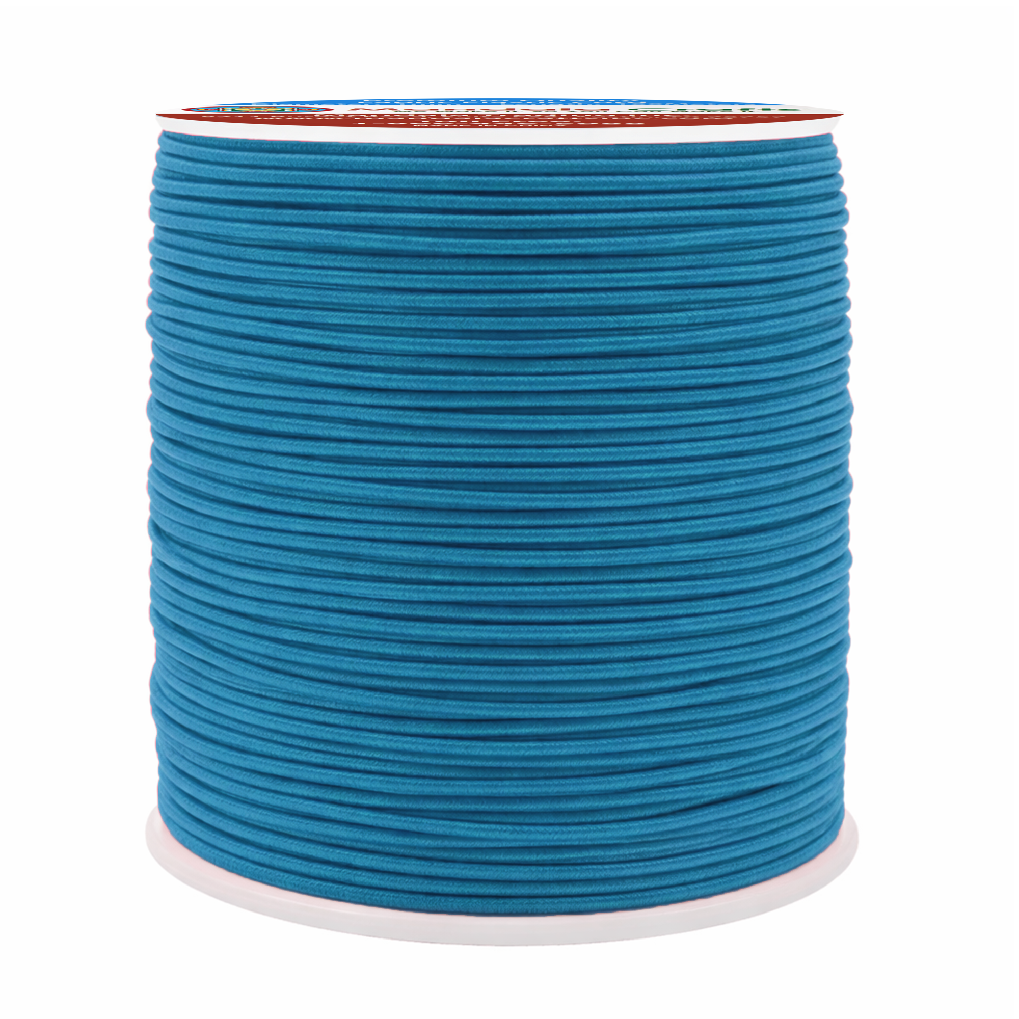 Mandala Crafts 1mm Elastic Cord Stretchy String for Bracelets, Necklaces, Jewelry Making, Beading, Masks; 109 Yards