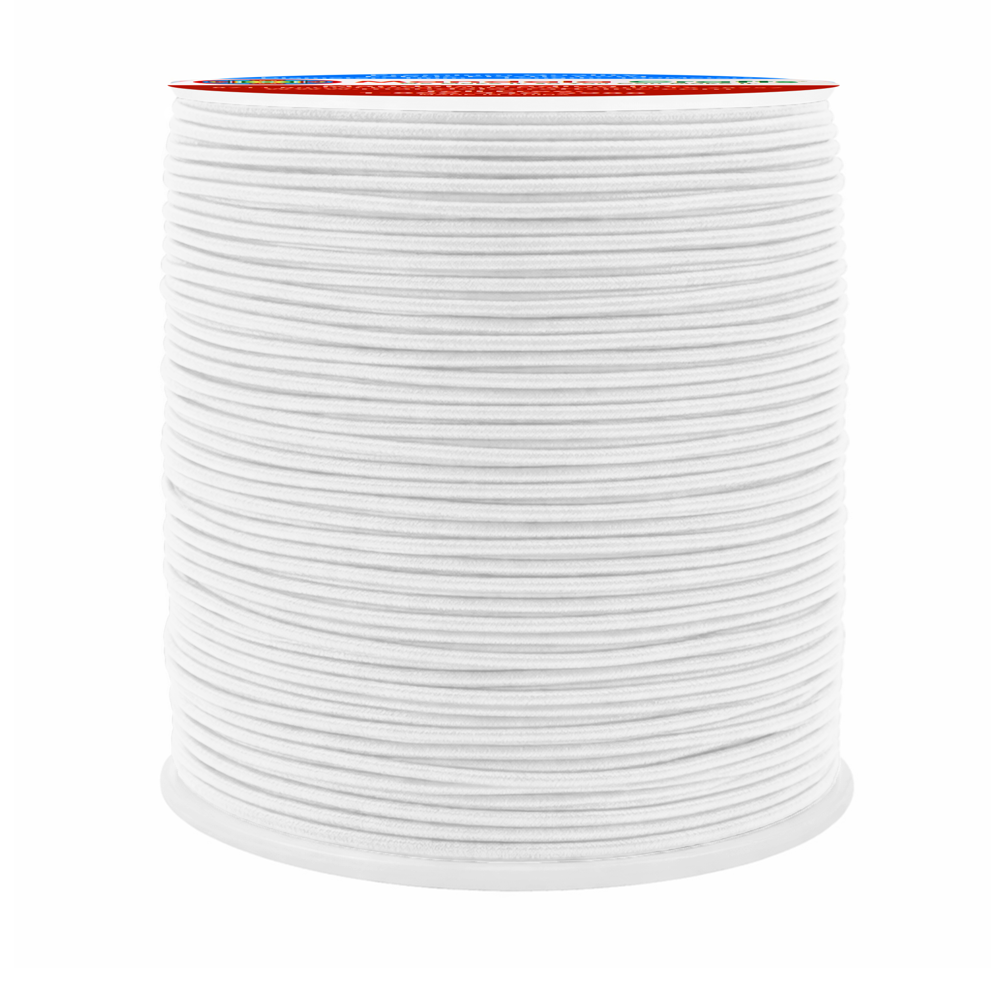 Mandala Crafts 1mm Elastic Cord Stretchy String for Bracelets, Necklaces, Jewelry Making, Beading, Masks; 109 Yards