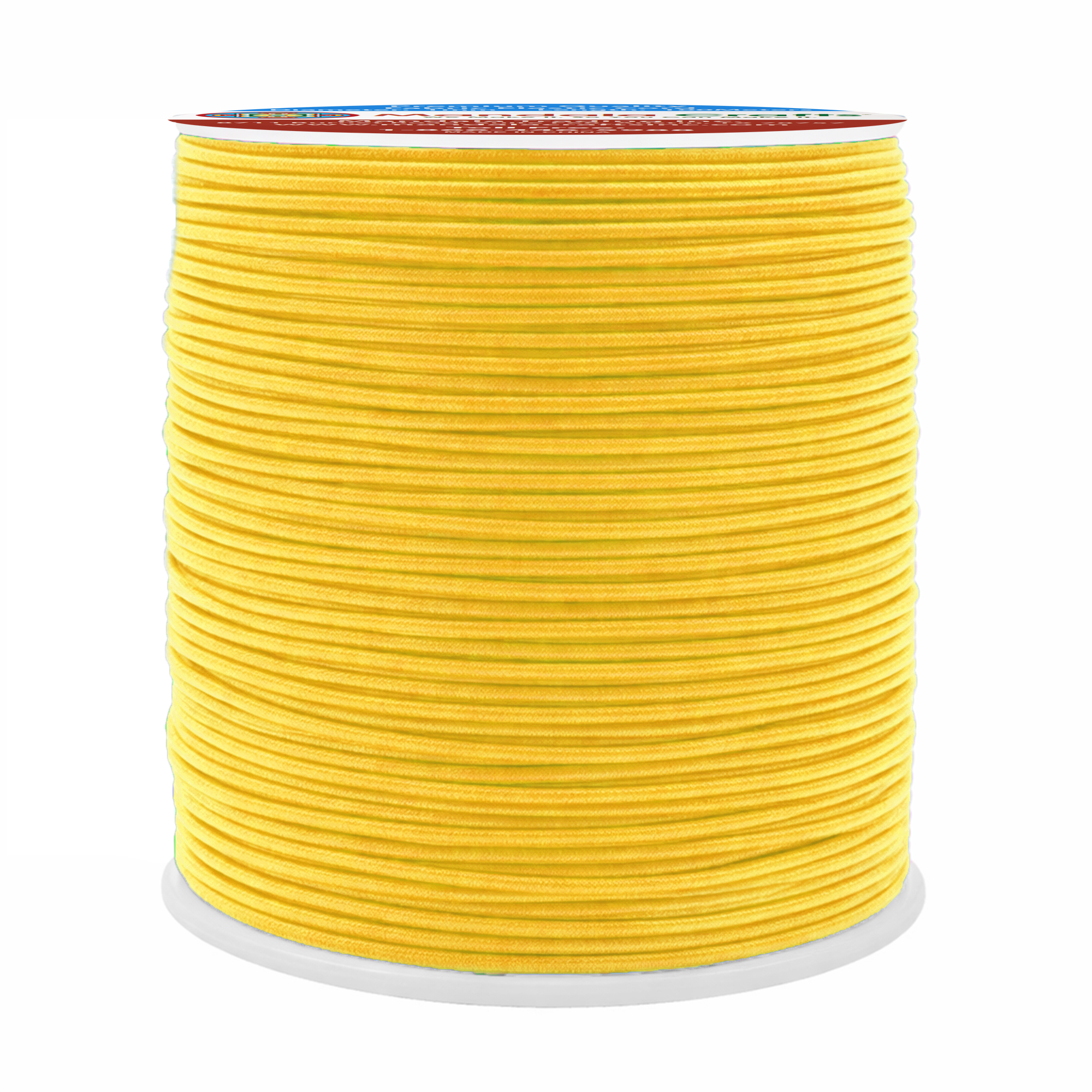 Mandala Crafts 1mm Elastic Cord Stretchy String for Bracelets, Necklaces, Jewelry Making, Beading, Masks; 109 Yards