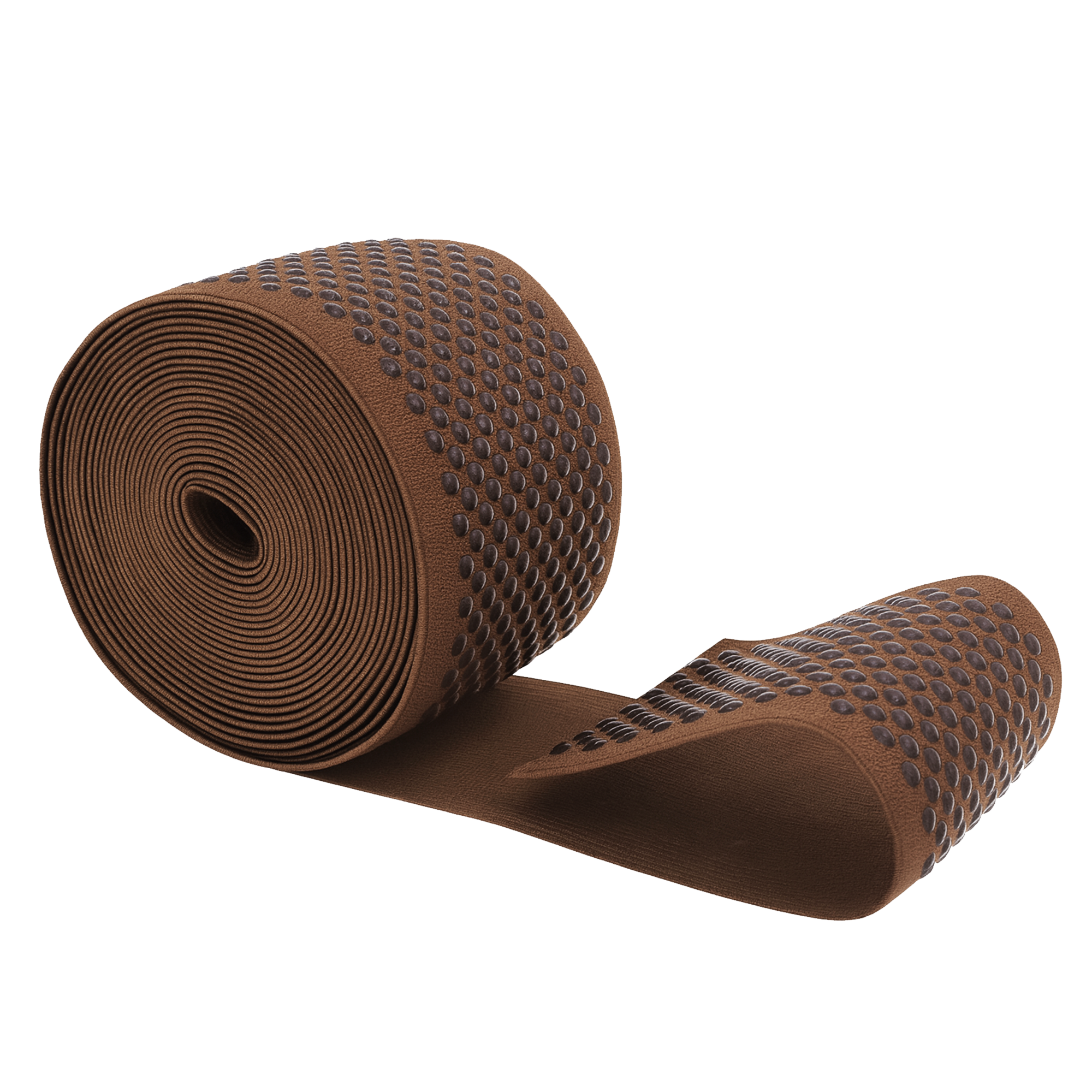 Mandala Crafts Elastic Silicone Gripper Tape for Clothing - Dotted Non Slip Elastic Band for Sewing - Silicone Elastic Straps Flat Stretchy Fabric Elastic Ribbon