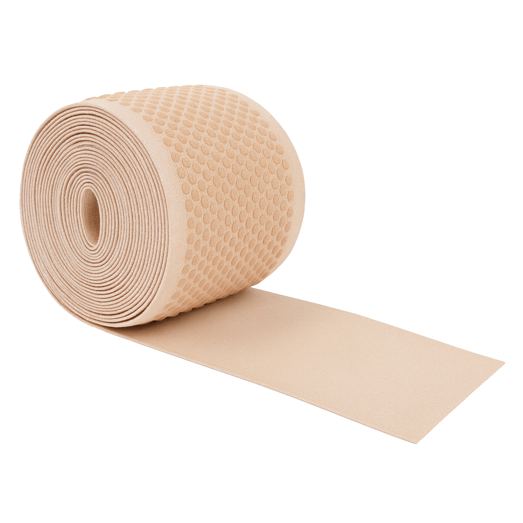 Mandala Crafts Elastic Silicone Gripper Tape for Clothing - Dotted Non Slip Elastic Band for Sewing - Silicone Elastic Straps Flat Stretchy Fabric Elastic Ribbon