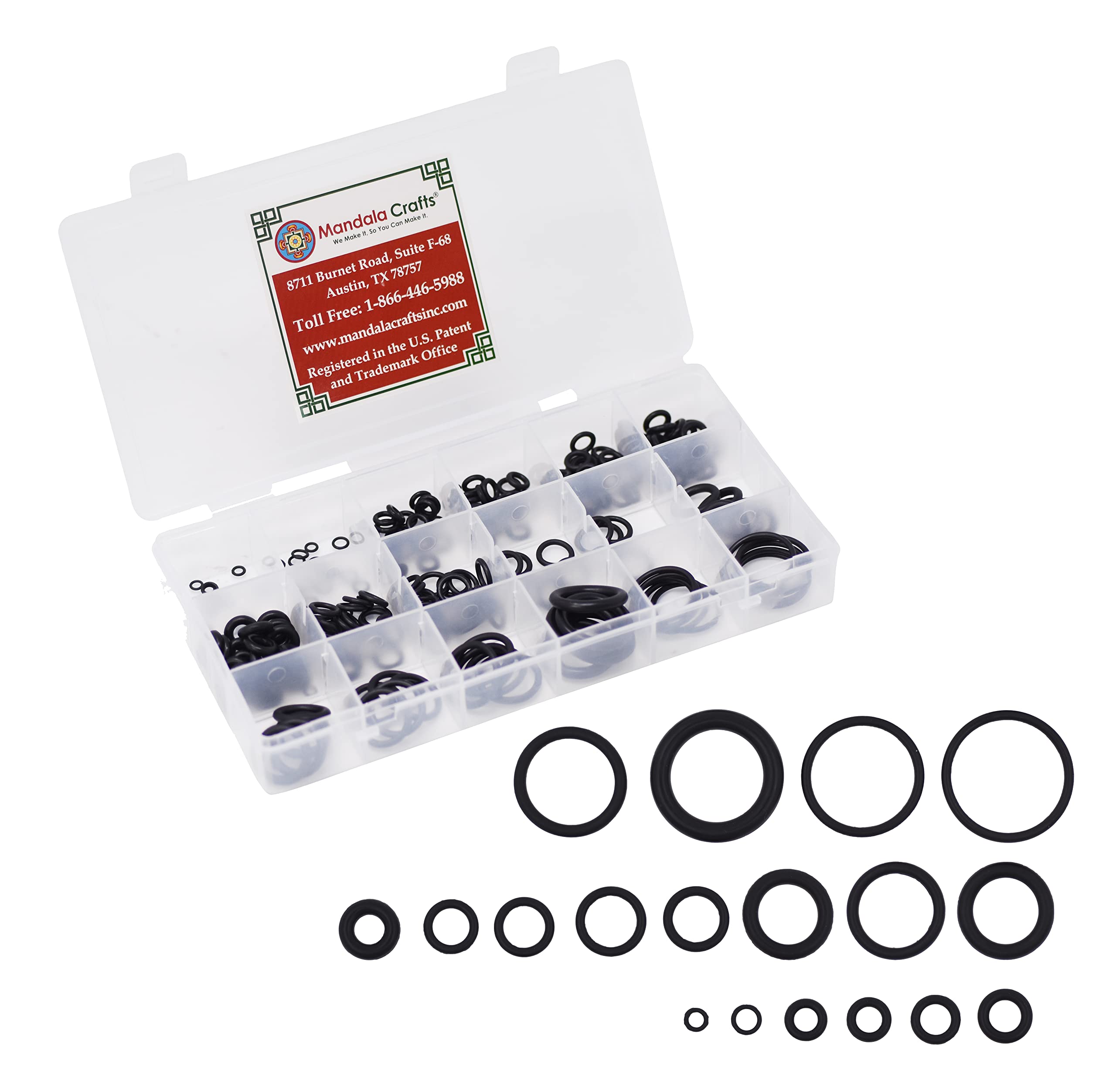 Rubber Grommet Kit Eyelet Ring Rubber Gasket Assortment - Rubber Plugs for Holes - Rubber Grommets for Wiring Automotive Plumbing Electrical Firewall Cable Wire