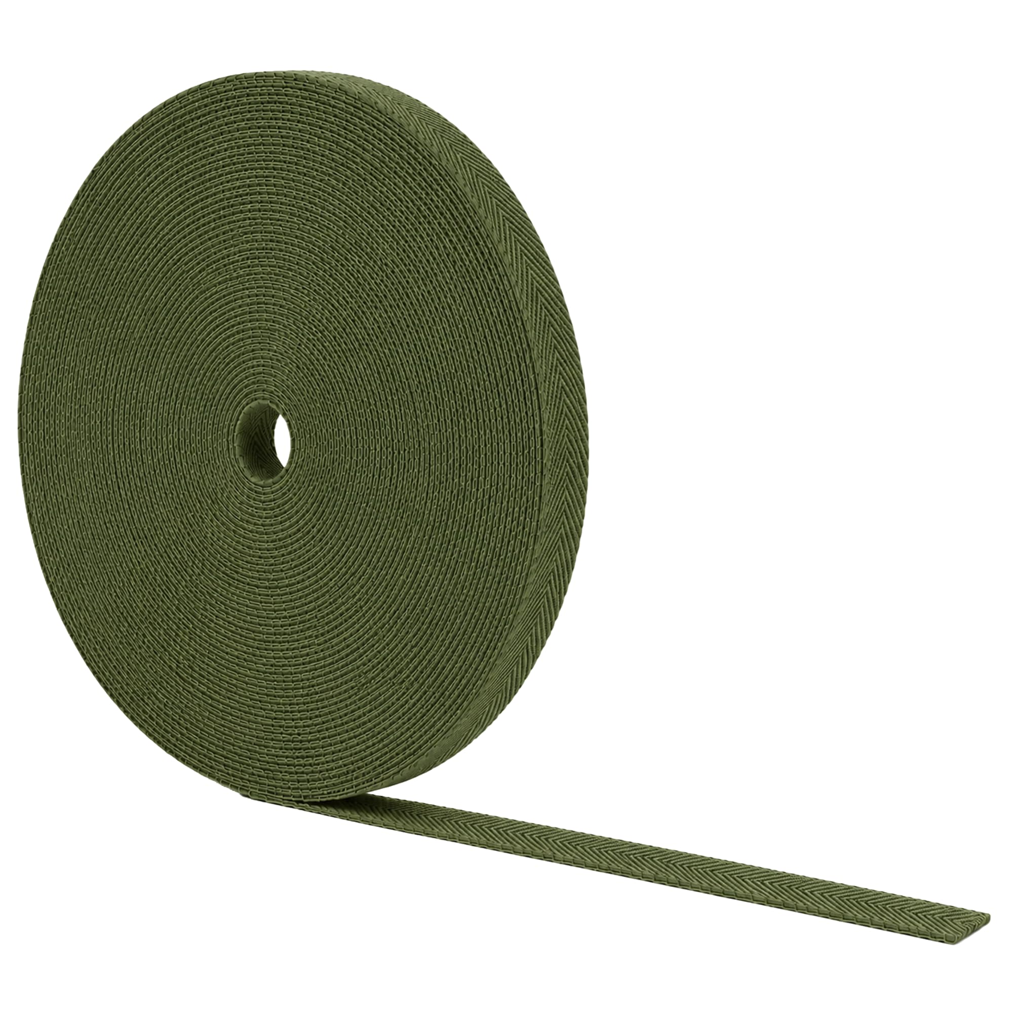 Cotton Twill Tape - Cotton Ribbon Webbing - Soft Cotton Herringbone Tape Cloth Strap for Seam Binding Sewing Trimming