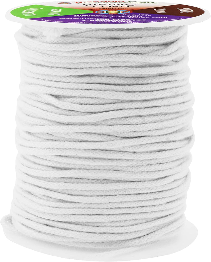 Mandala Crafts Assorted Polyester Cotton Welting Cord for Upholstery Welt Cord Piping Rope Filler Sewing - 50 yds inch Cotton Piping Cord Welt Cordi