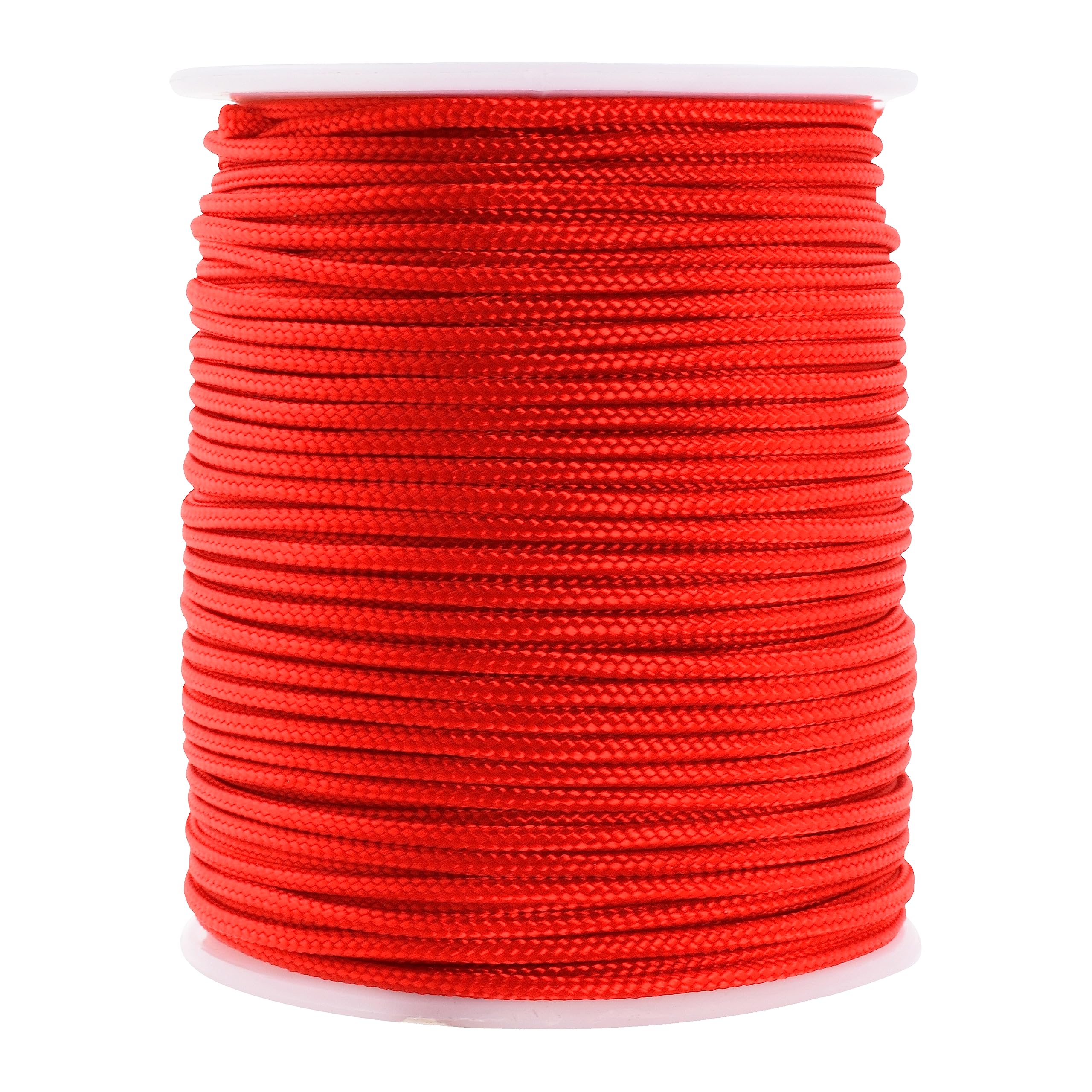 2mm Nylon Satin Cord, Rattail Trim Thread for Chinese Knotting, Kumihimo, Beading, Macrame, Jewelry Making, Sewing