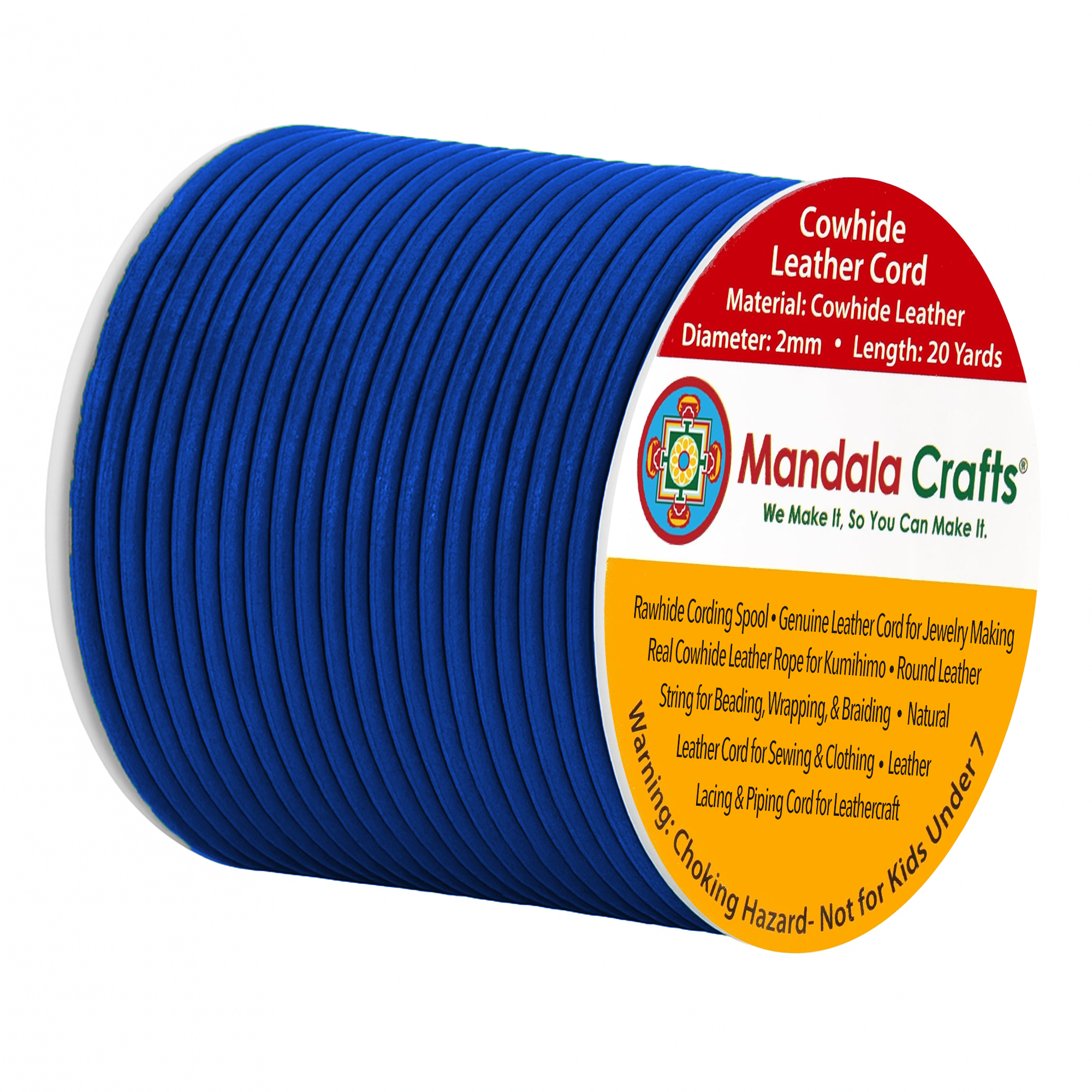 Round Cowhide Genuine Leather String Cord, Natural Rawhide Rope for Jewelry Making, Kumihimo Braiding, Shoelaces