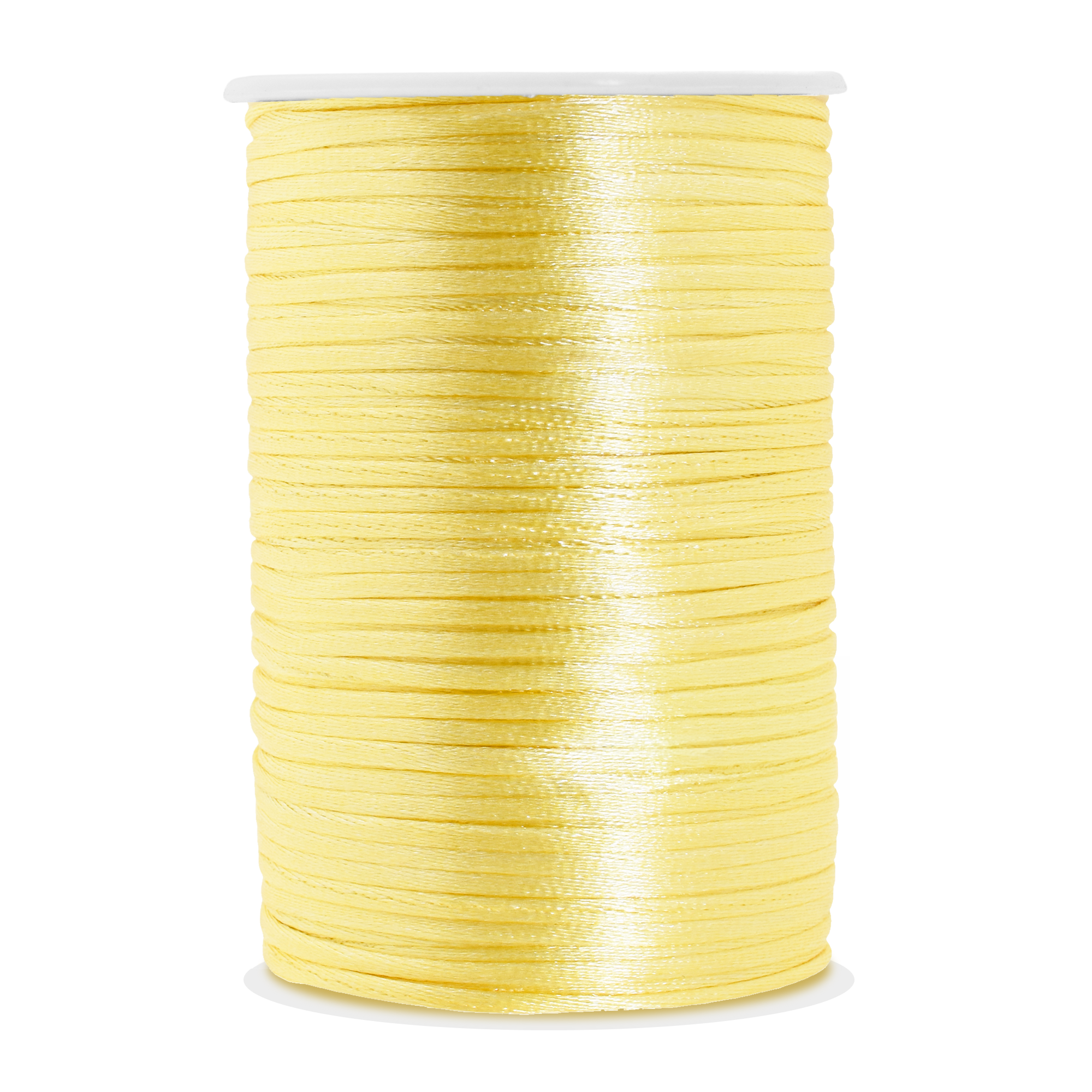 Mandala Crafts Satin Rattail Cord String from Nylon for Chinese Knot, Macrame, Trim, Jewelry Making