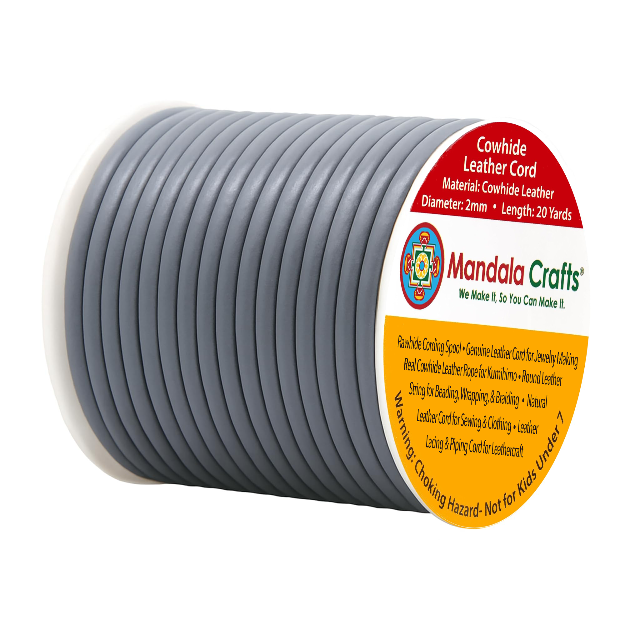 Round Cowhide Genuine Leather String Cord, Natural Rawhide Rope for Jewelry Making, Kumihimo Braiding, Shoelaces