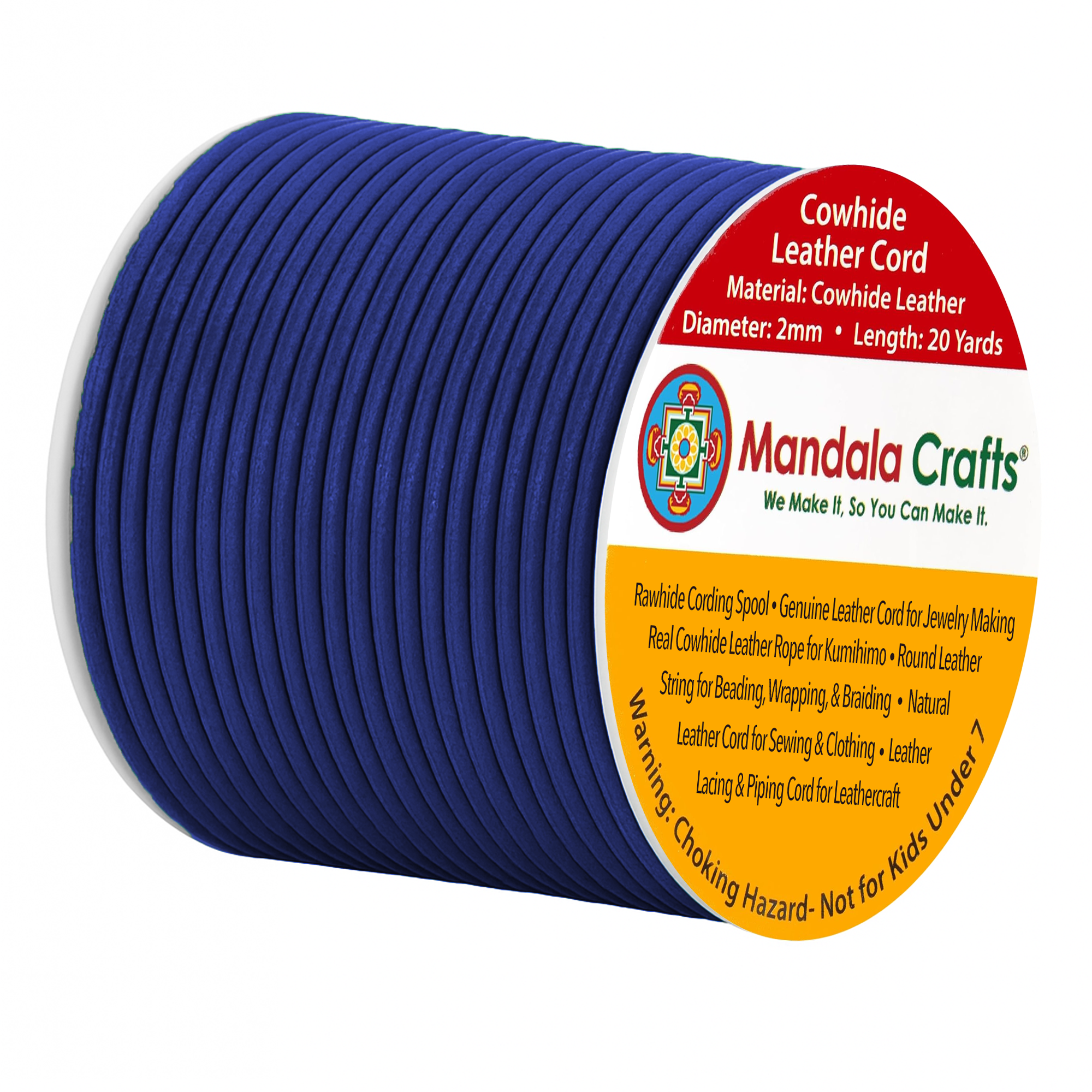 Round Cowhide Genuine Leather String Cord, Natural Rawhide Rope for Jewelry Making, Kumihimo Braiding, Shoelaces