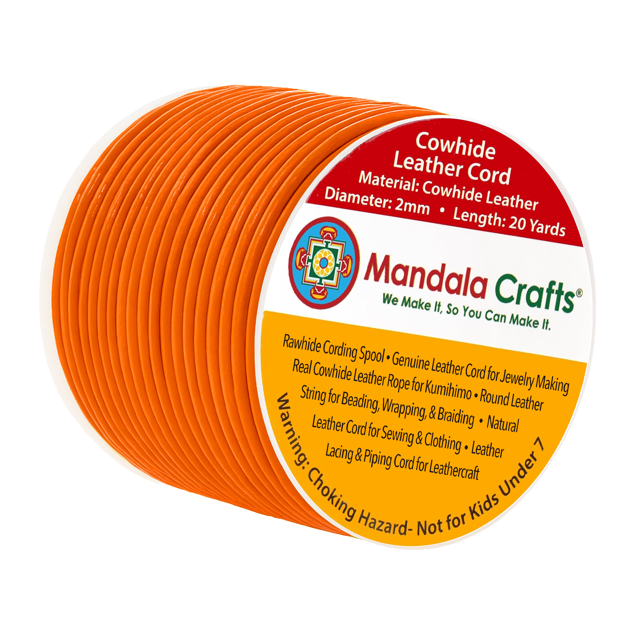 Round Cowhide Genuine Leather String Cord, Natural Rawhide Rope for Jewelry Making, Kumihimo Braiding, Shoelaces