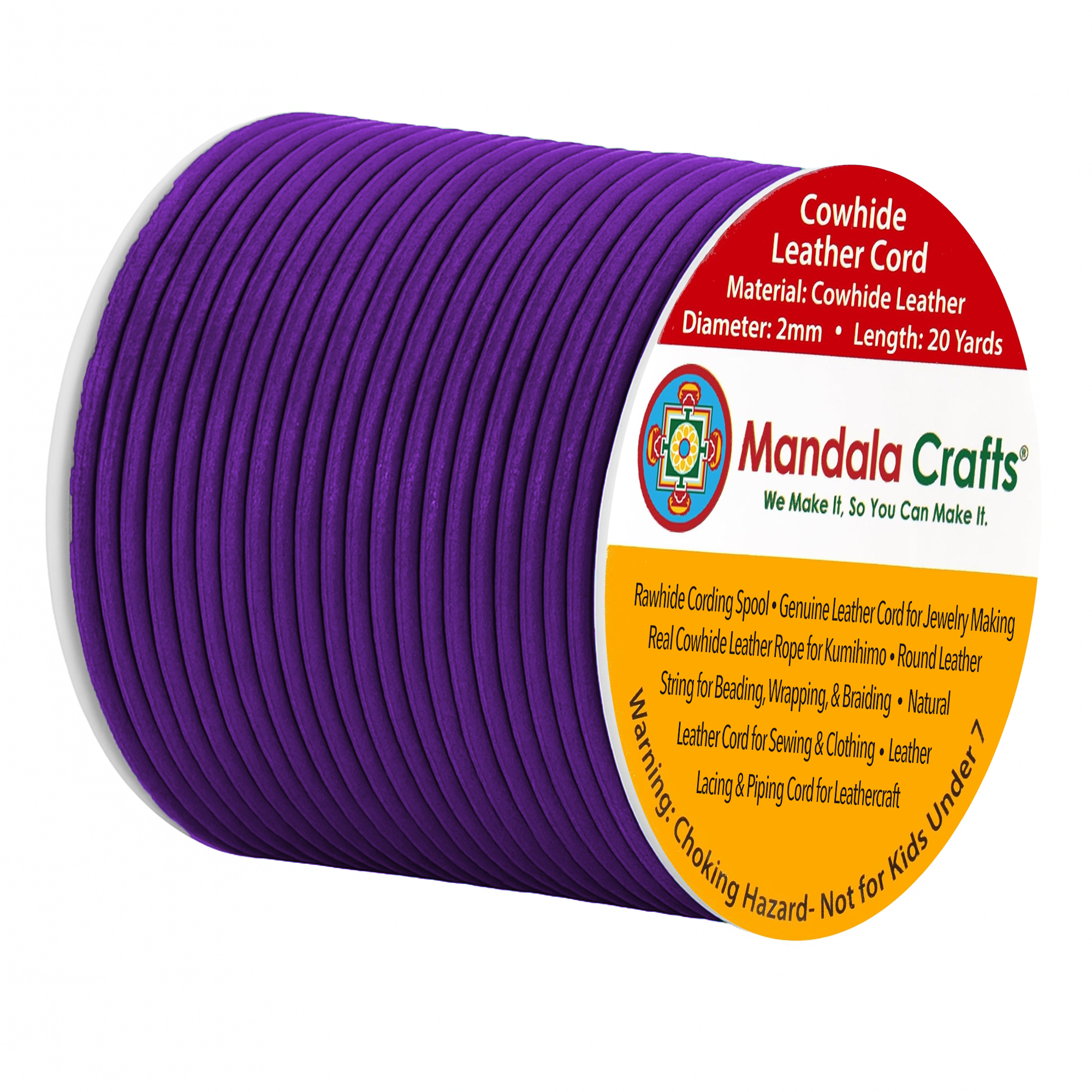 Round Cowhide Genuine Leather String Cord, Natural Rawhide Rope for Jewelry Making, Kumihimo Braiding, Shoelaces