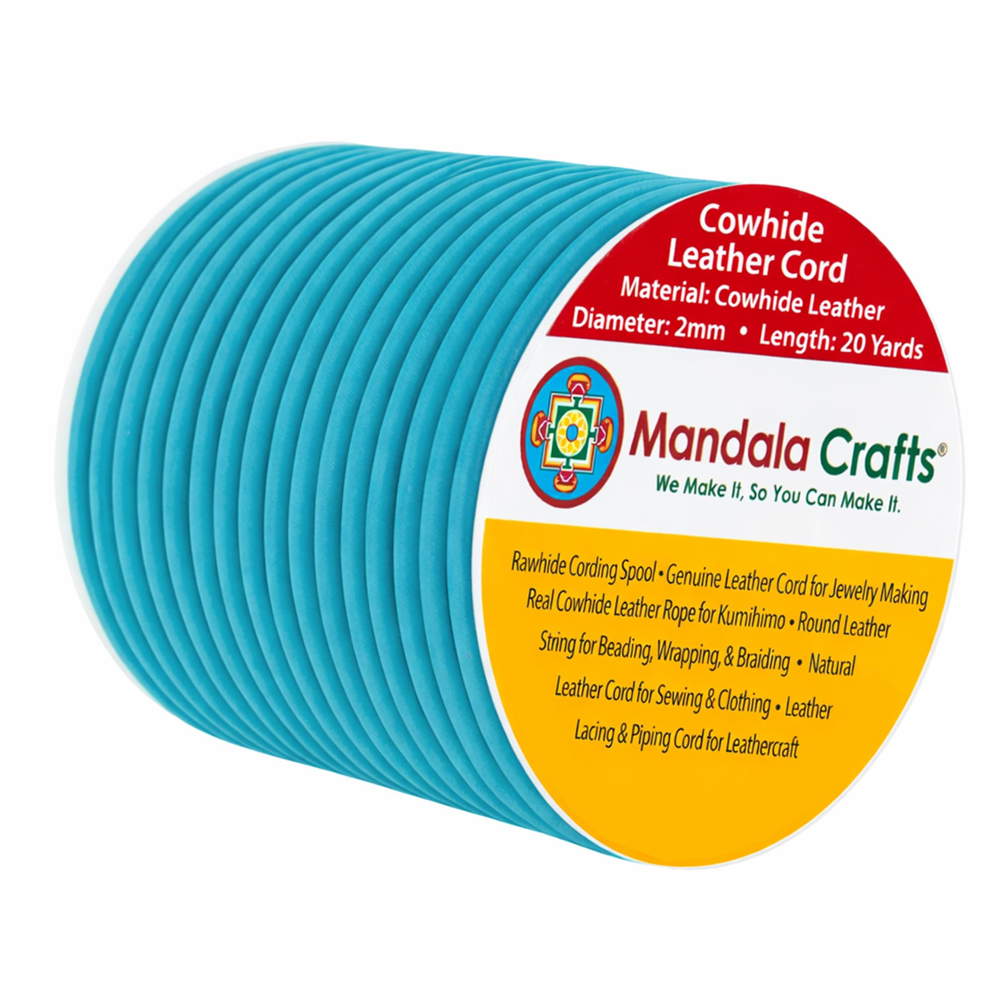 Round Cowhide Genuine Leather String Cord, Natural Rawhide Rope for Jewelry Making, Kumihimo Braiding, Shoelaces