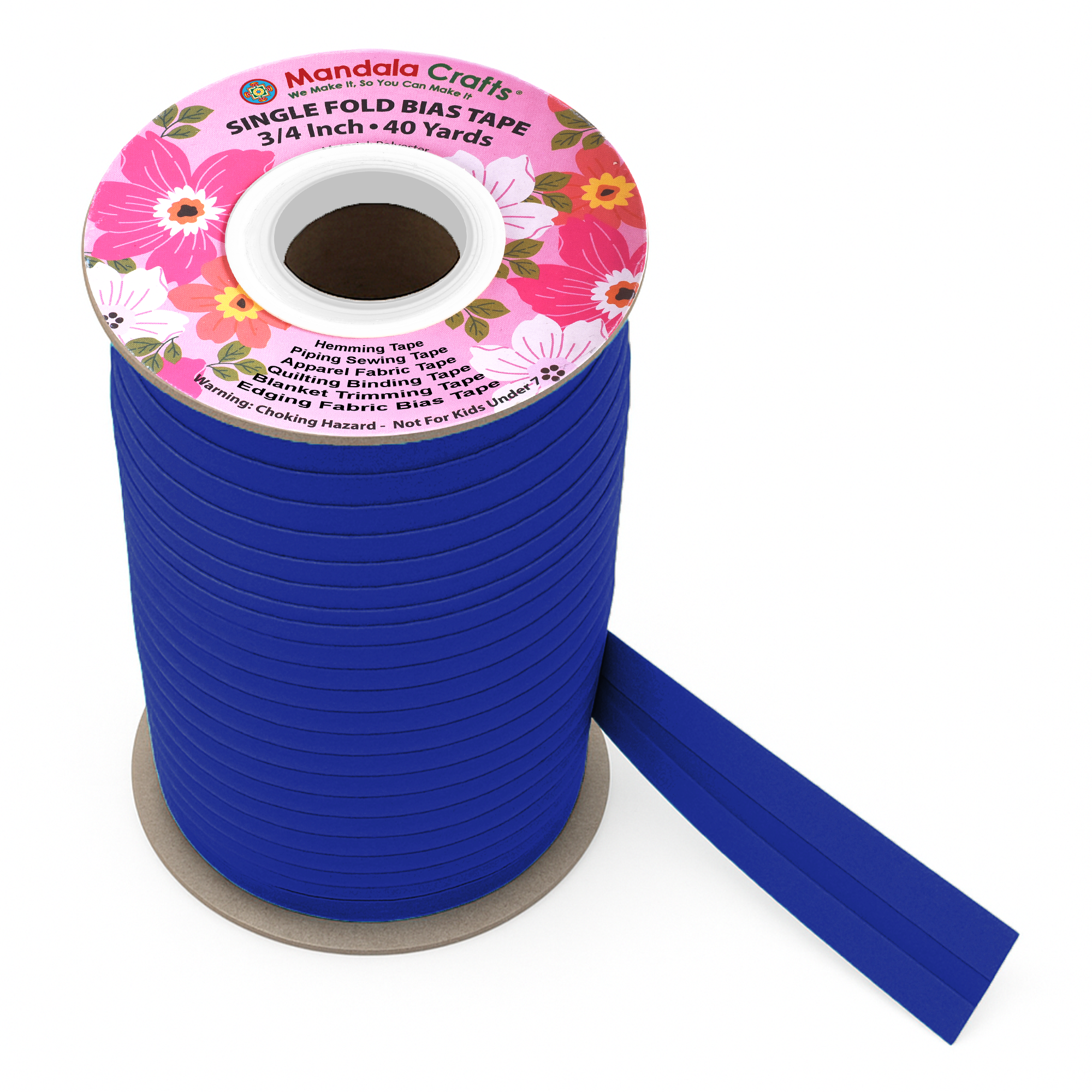 3/4 Inch Fabric Single Fold Bias Tape for Sewing Piping Hemming - 40 Yds Bias Tape Blanket Quilt Bias Binding Tape - Seam Binding Tape