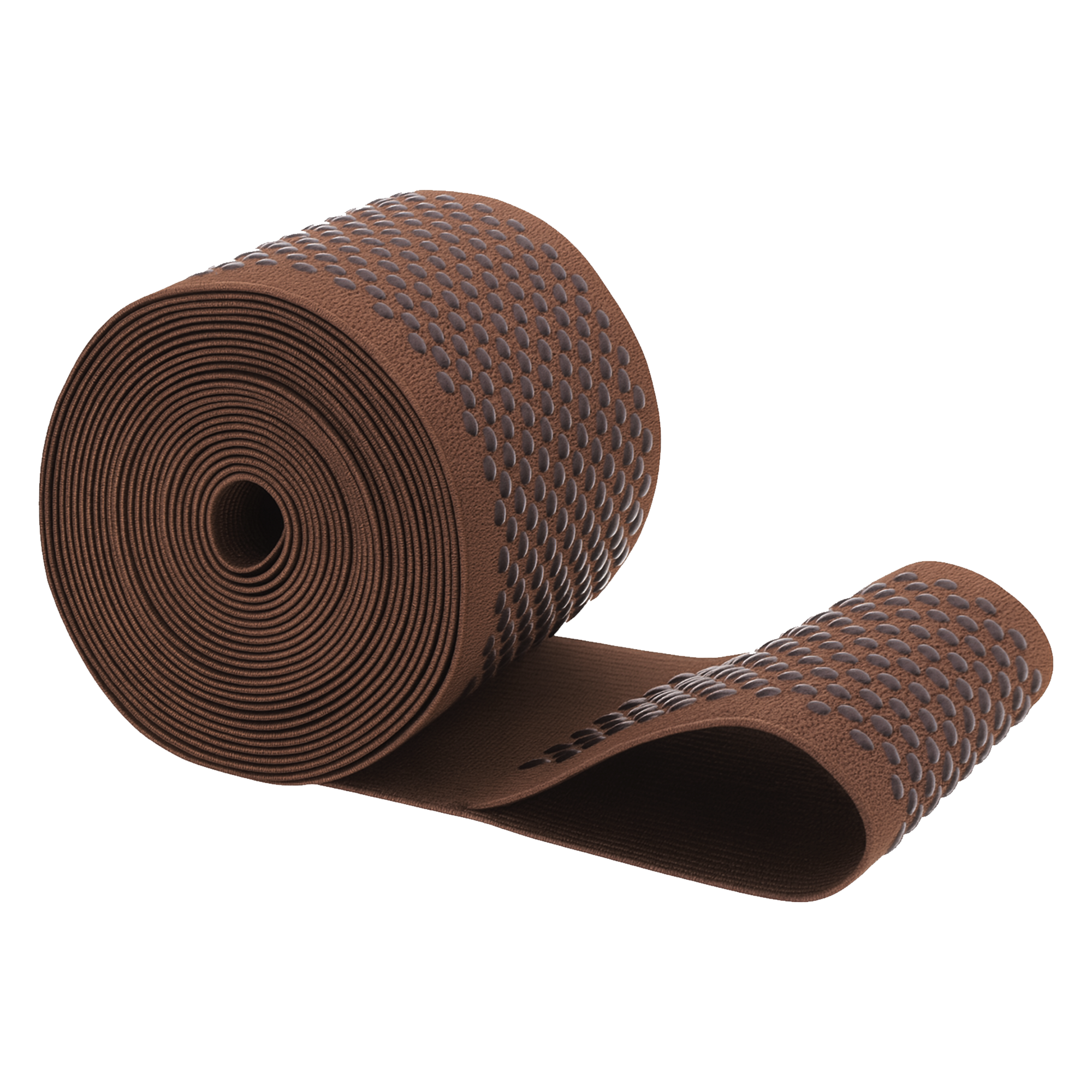 Mandala Crafts Elastic Silicone Gripper Tape for Clothing - Dotted Non Slip Elastic Band for Sewing - Silicone Elastic Straps Flat Stretchy Fabric Elastic Ribbon