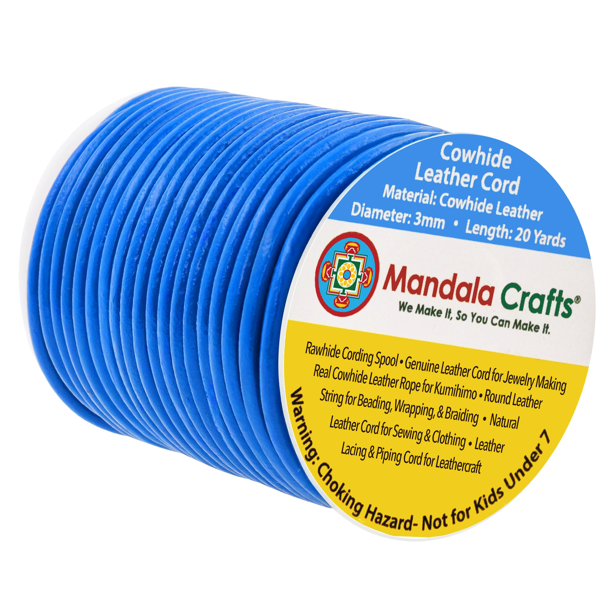 Round Cowhide Genuine Leather String Cord, Natural Rawhide Rope for Jewelry Making, Kumihimo Braiding, Shoelaces