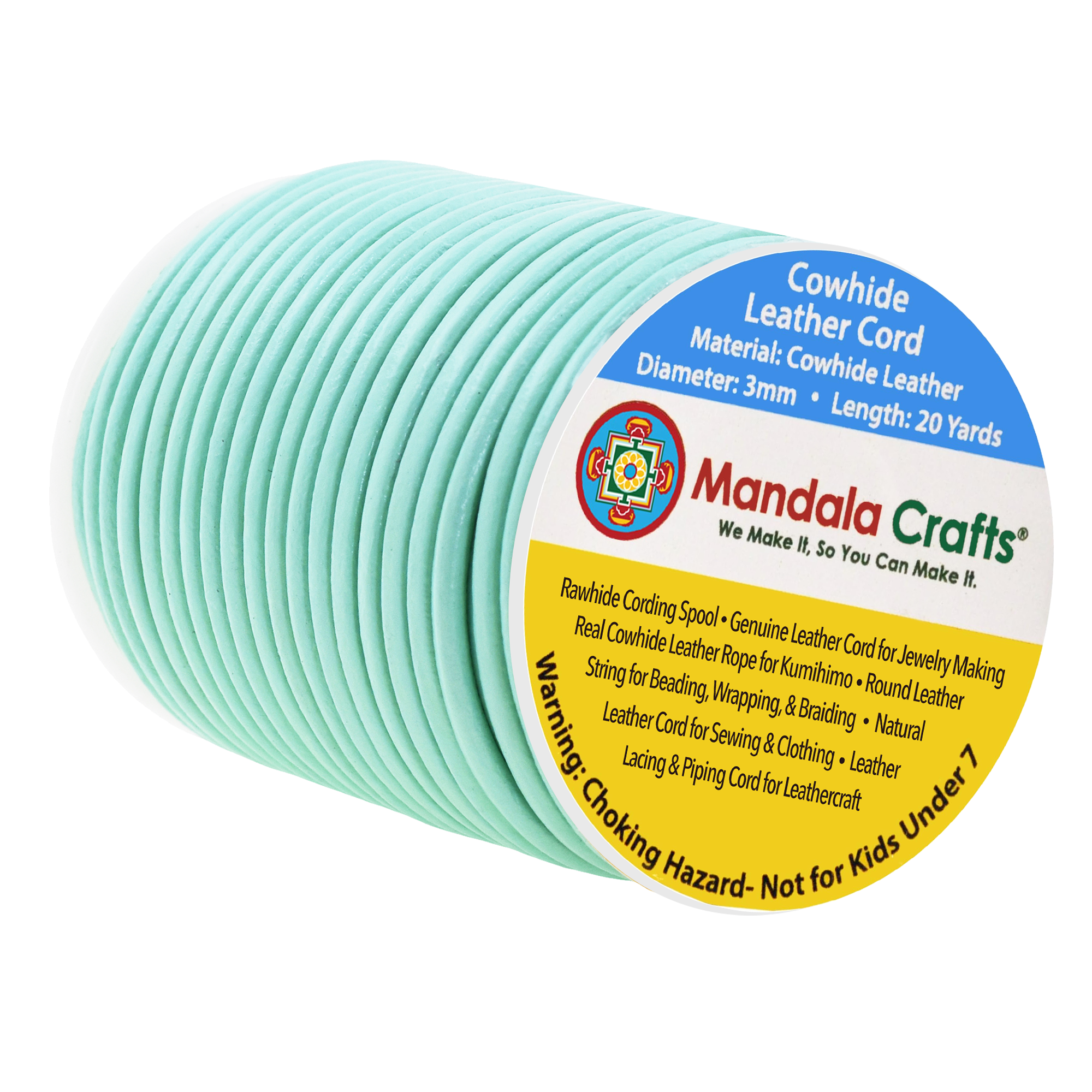 Round Cowhide Genuine Leather String Cord, Natural Rawhide Rope for Jewelry Making, Kumihimo Braiding, Shoelaces