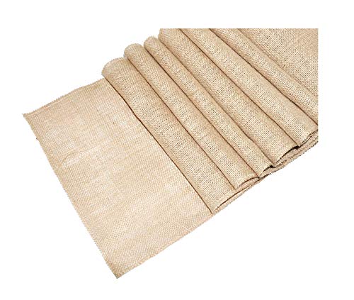 Mandala Crafts Jute Burlap Table Runner Roll for Wedding, Party, Farmhouse, Rustic Baby Shower, Country Decoration; 1 Pack