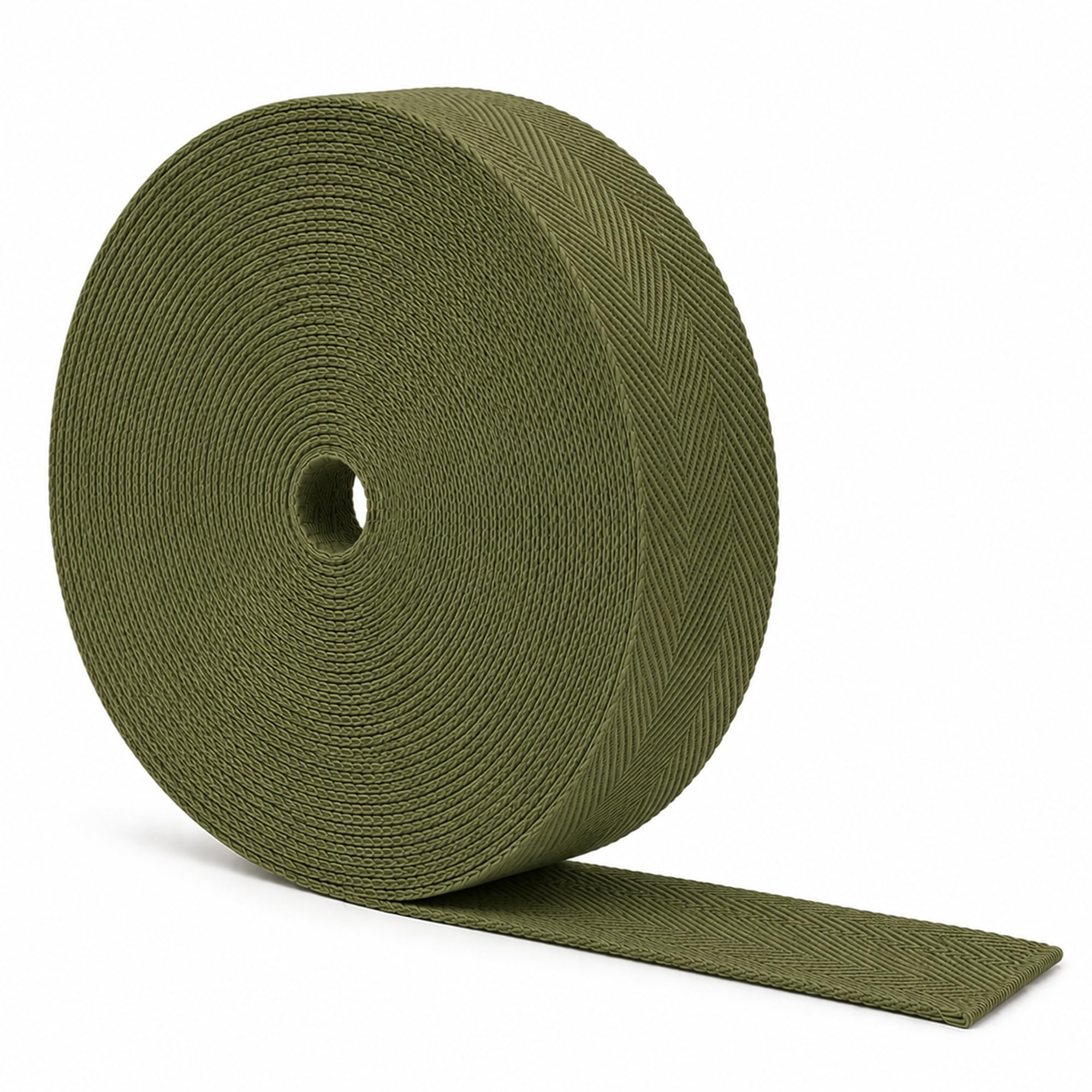 Cotton Twill Tape - Cotton Ribbon Webbing - Soft Cotton Herringbone Tape Cloth Strap for Seam Binding Sewing Trimming