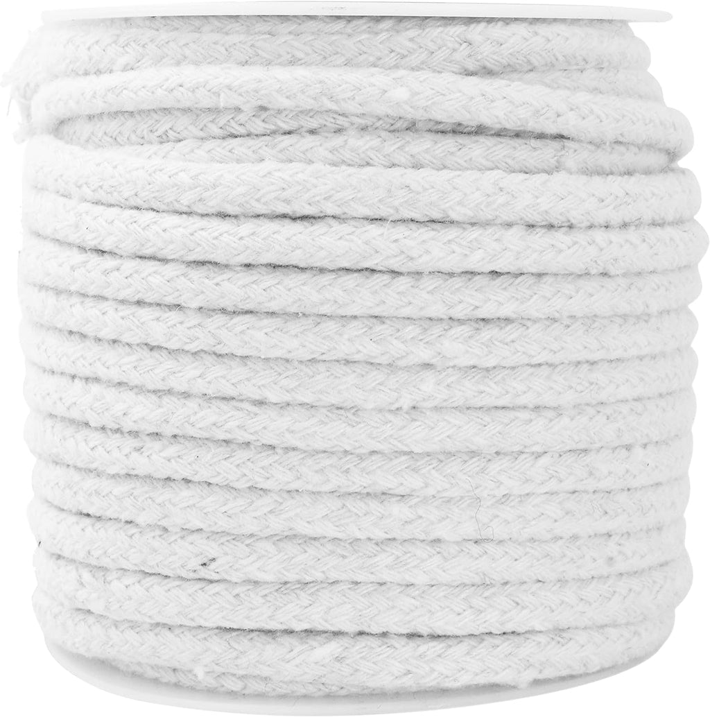 White Rope Drawstrings Mandala Crafts Soft Drawstring Replacement Rope Macramé Cotton Cord