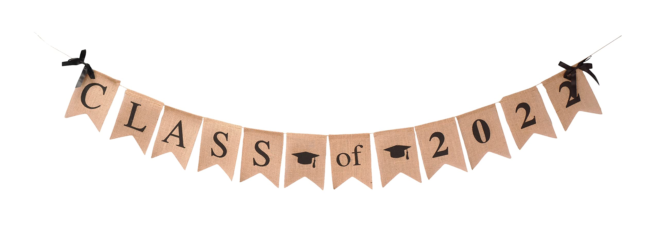 Mandala Crafts Burlap Class of 2022 Banner Sign for Graduation Party Decorations 2022, Graduation Backdrop 2022, High School College Graduation Decorations