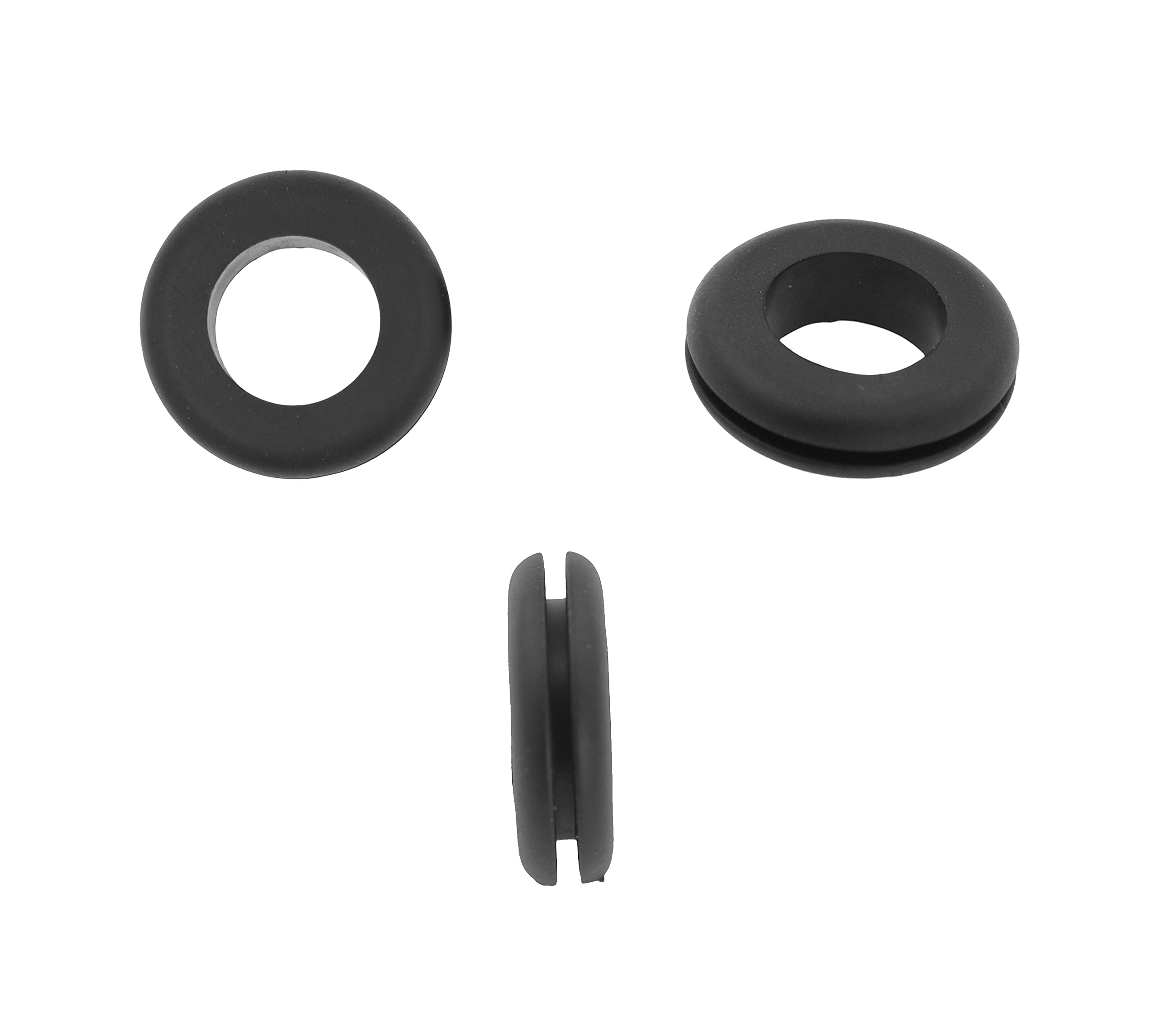 Rubber Grommet Kit Eyelet Ring Rubber Gasket Assortment - Rubber Plugs for Holes - Rubber Grommets for Wiring Automotive Plumbing Electrical Firewall Cable Wire