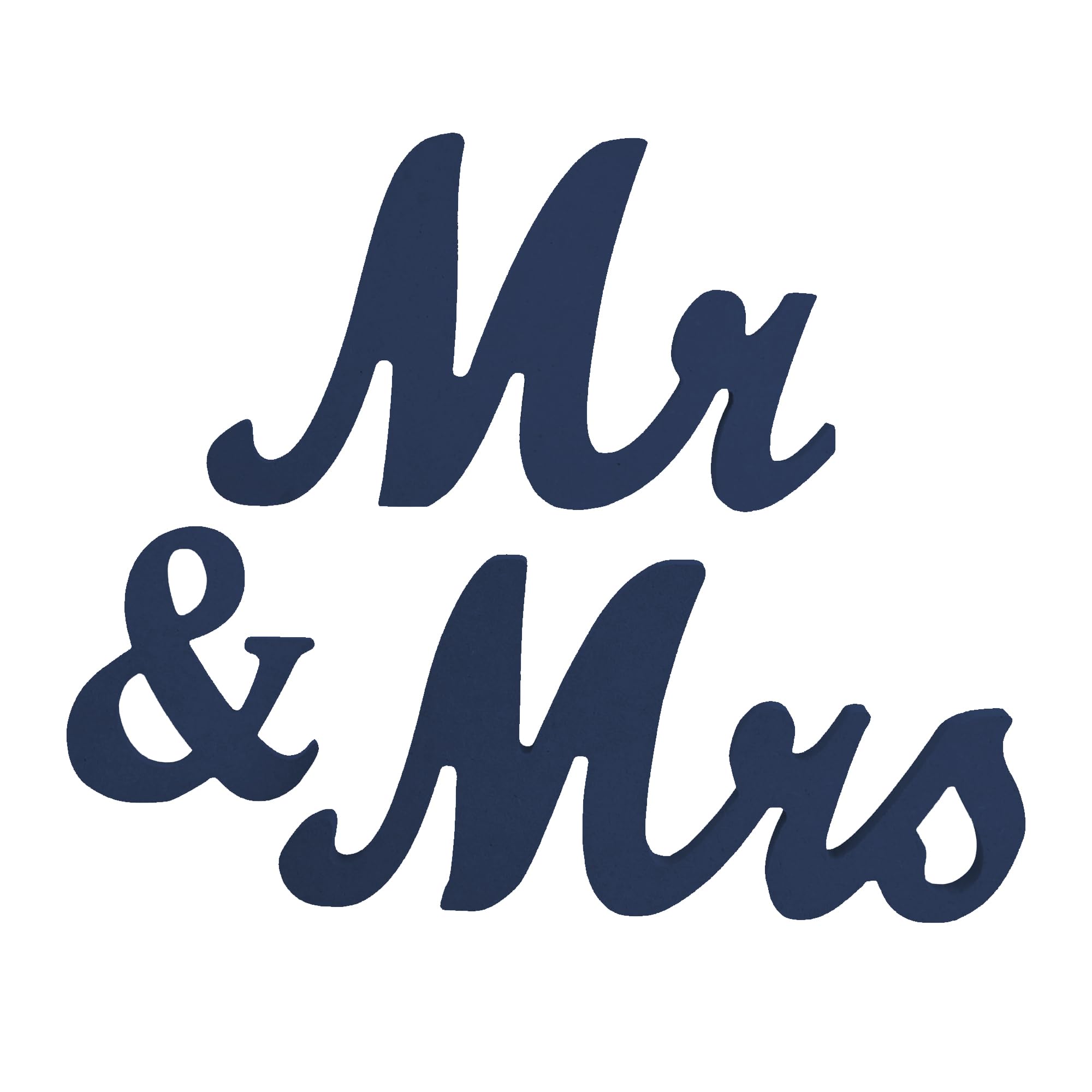 Mr. and Mrs. Sign for Wedding Party Decorations, Sweetheart Table Centerpiece, Photo Prop, Bridal Shower Gift