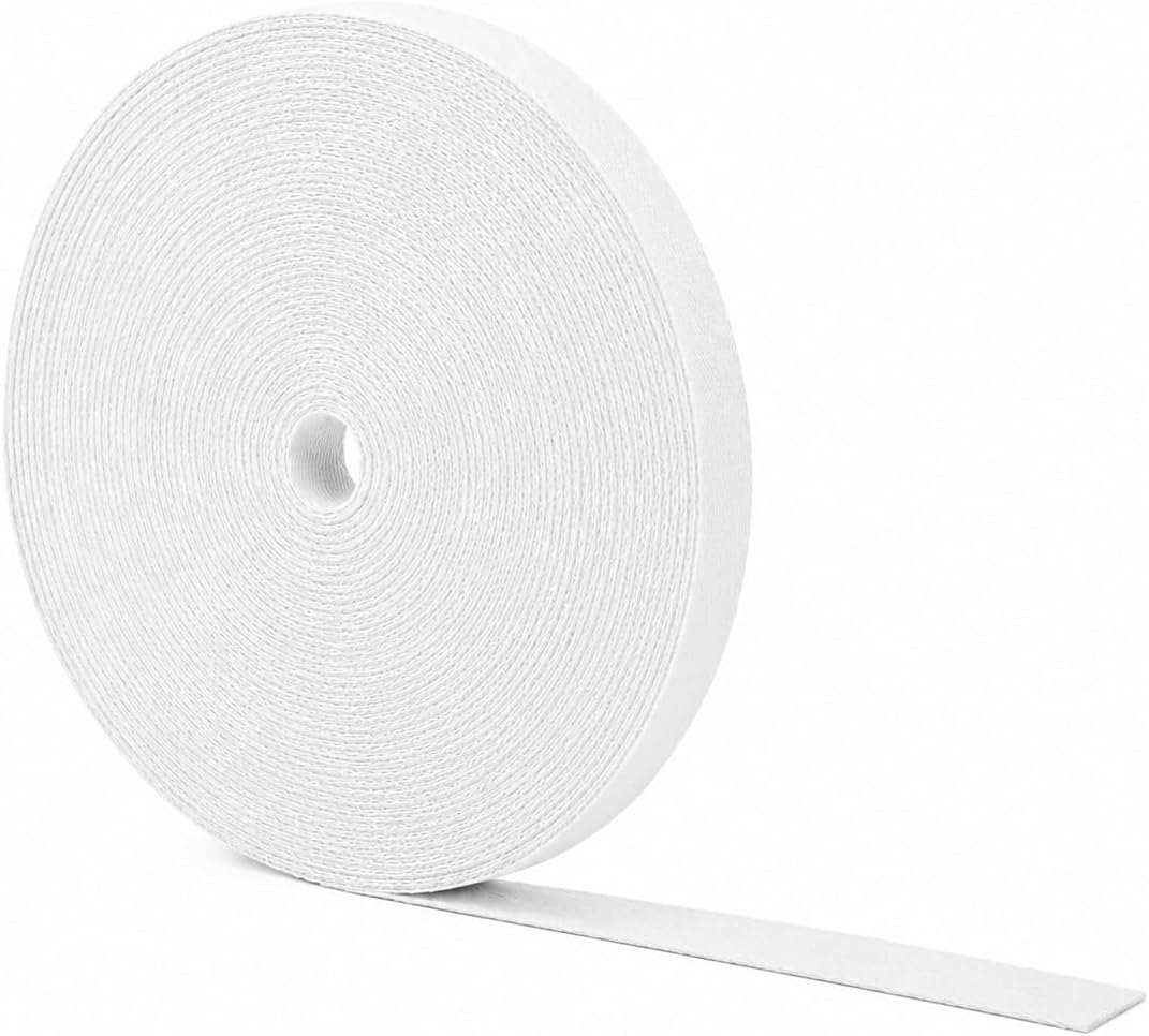 Cotton Twill Tape - Cotton Ribbon Webbing - Soft Cotton Herringbone Tape Cloth Strap for Seam Binding Sewing Trimming